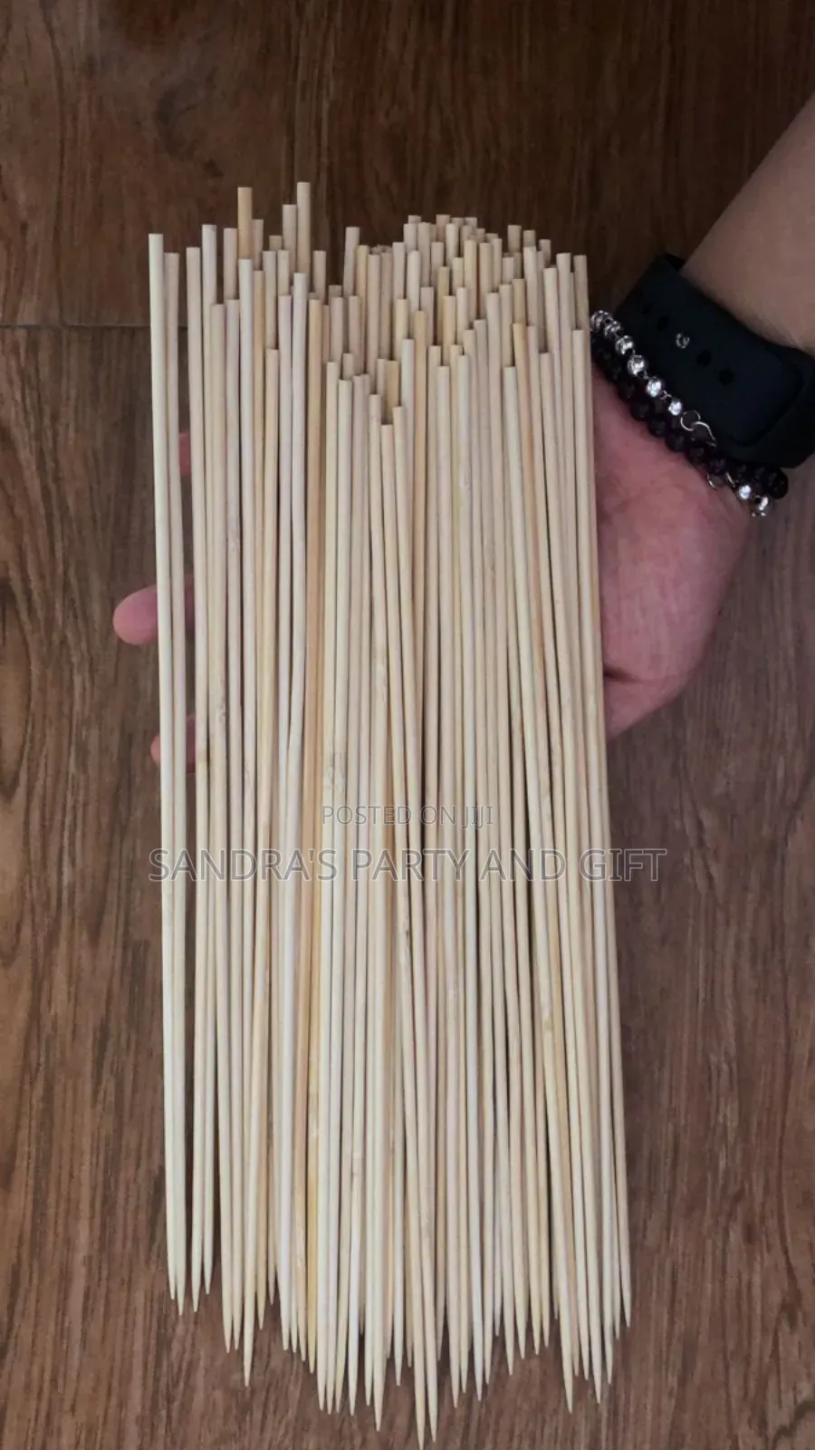 Bamboo Skewer Sticks for Crafts and Decorations
