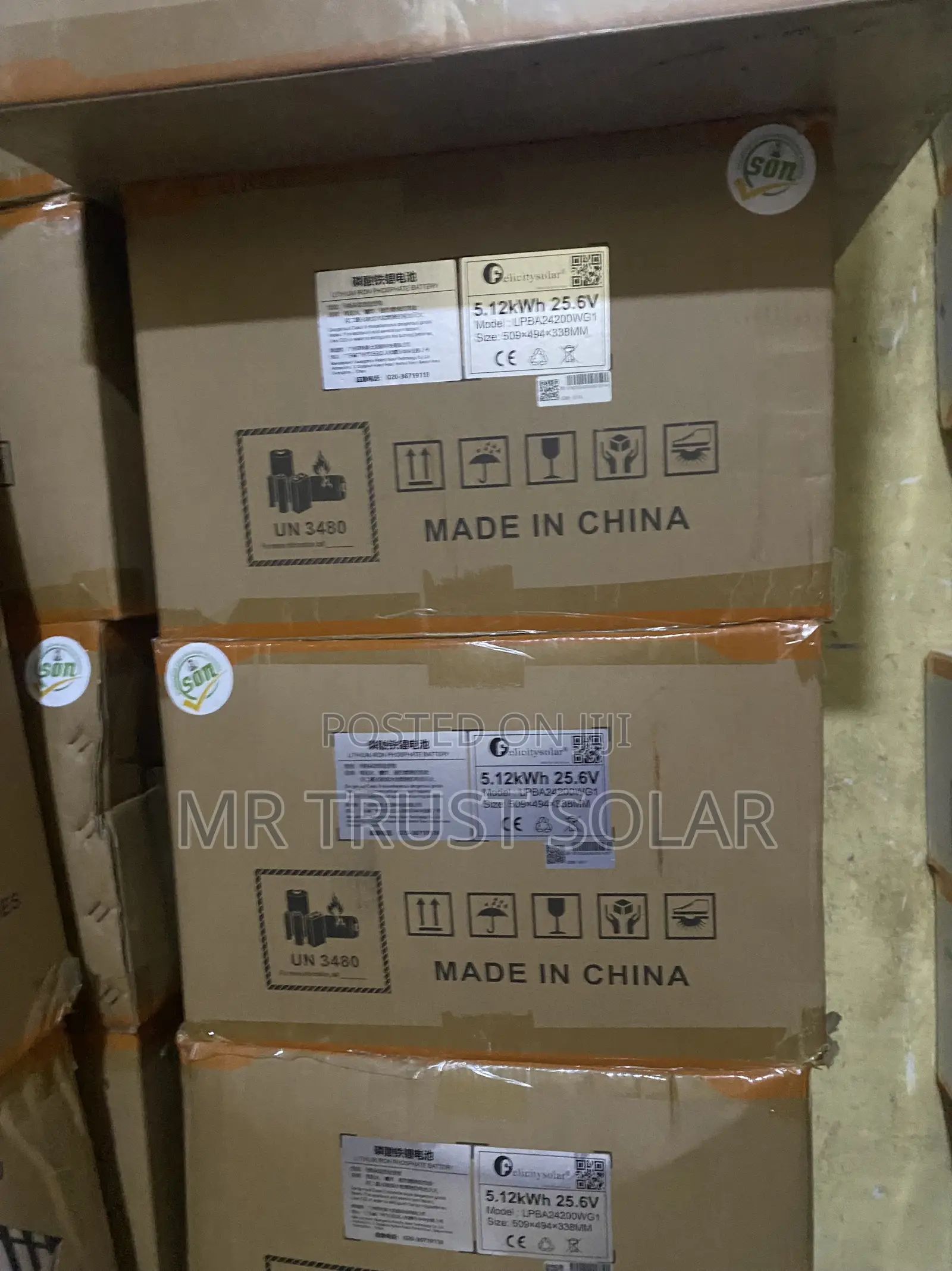 5.12kwh 24v Felicity Lithium Ion Battery