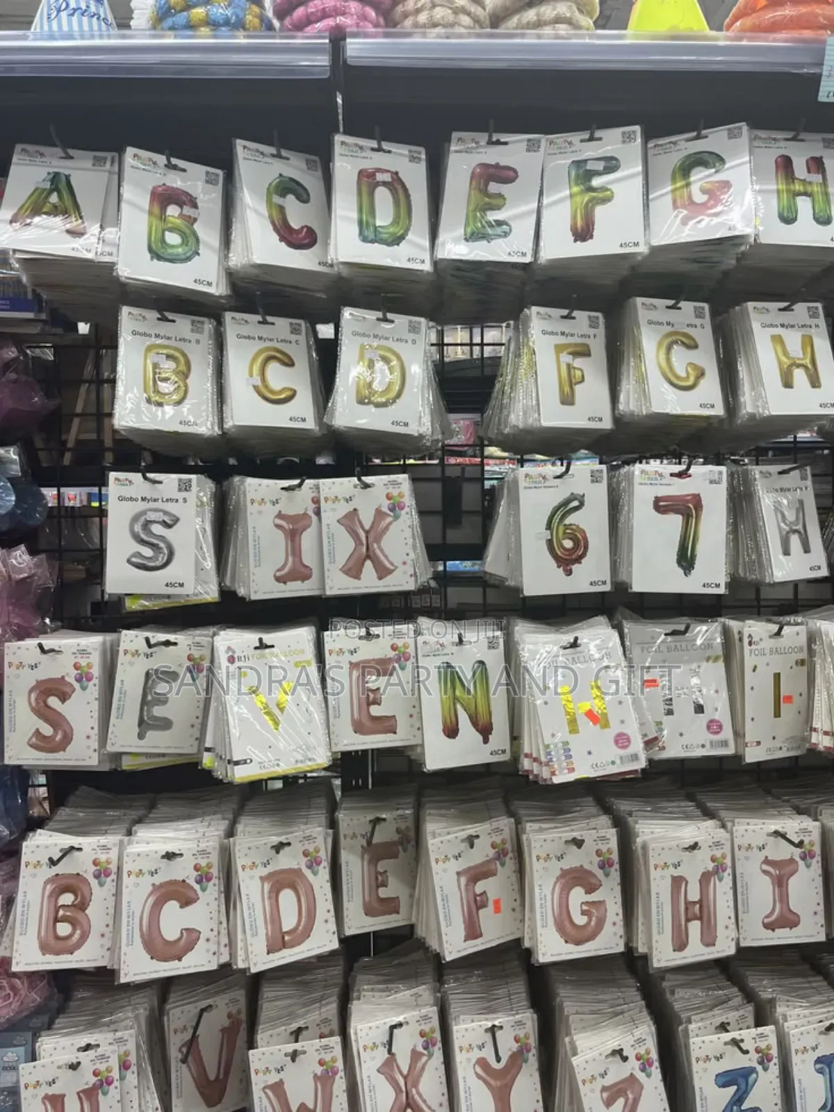 Foil Alphabet Letter Balloons