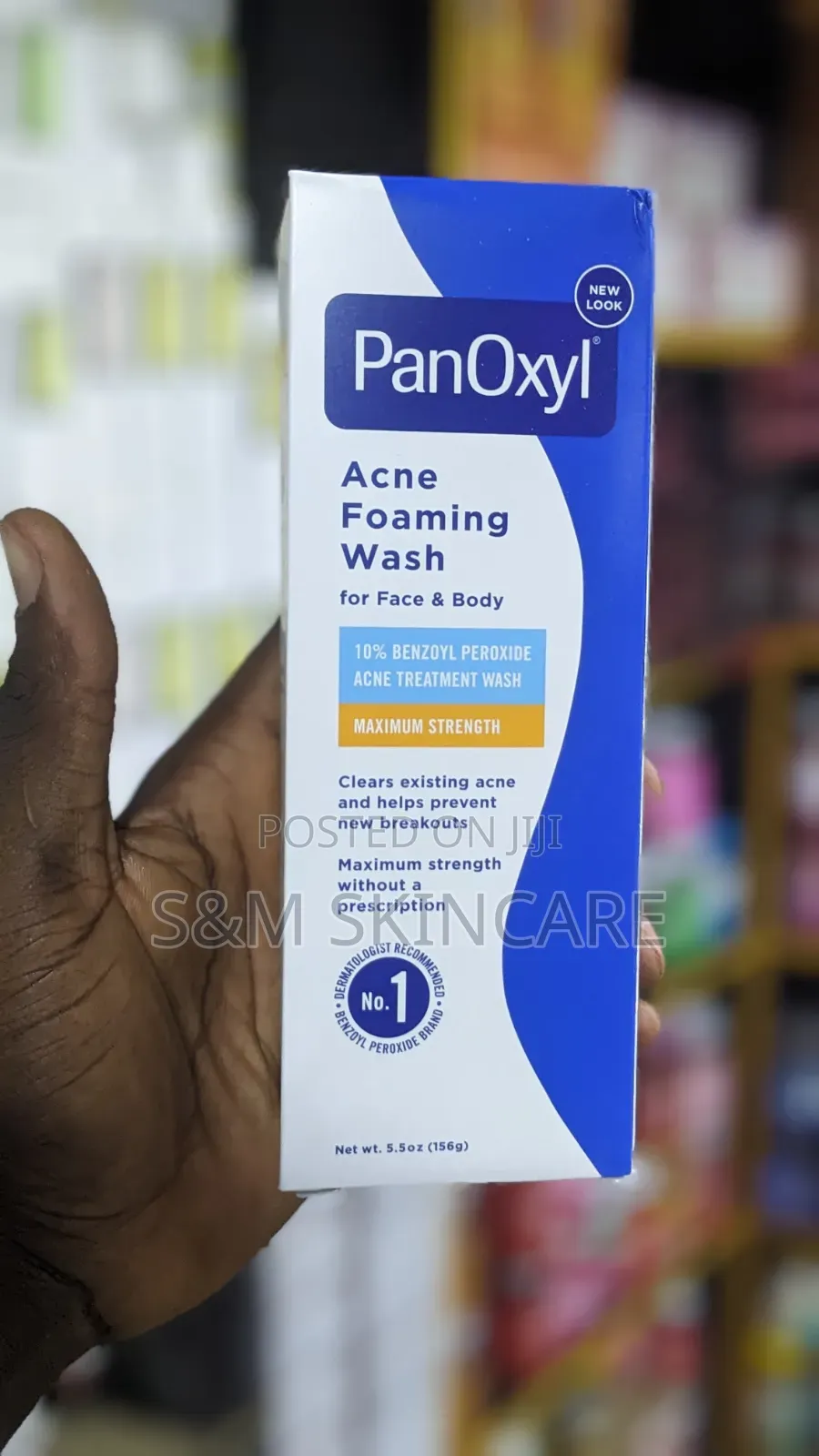 PanOxyl Acne Foaming Wash – 10% Benzoyl Peroxide, 156g