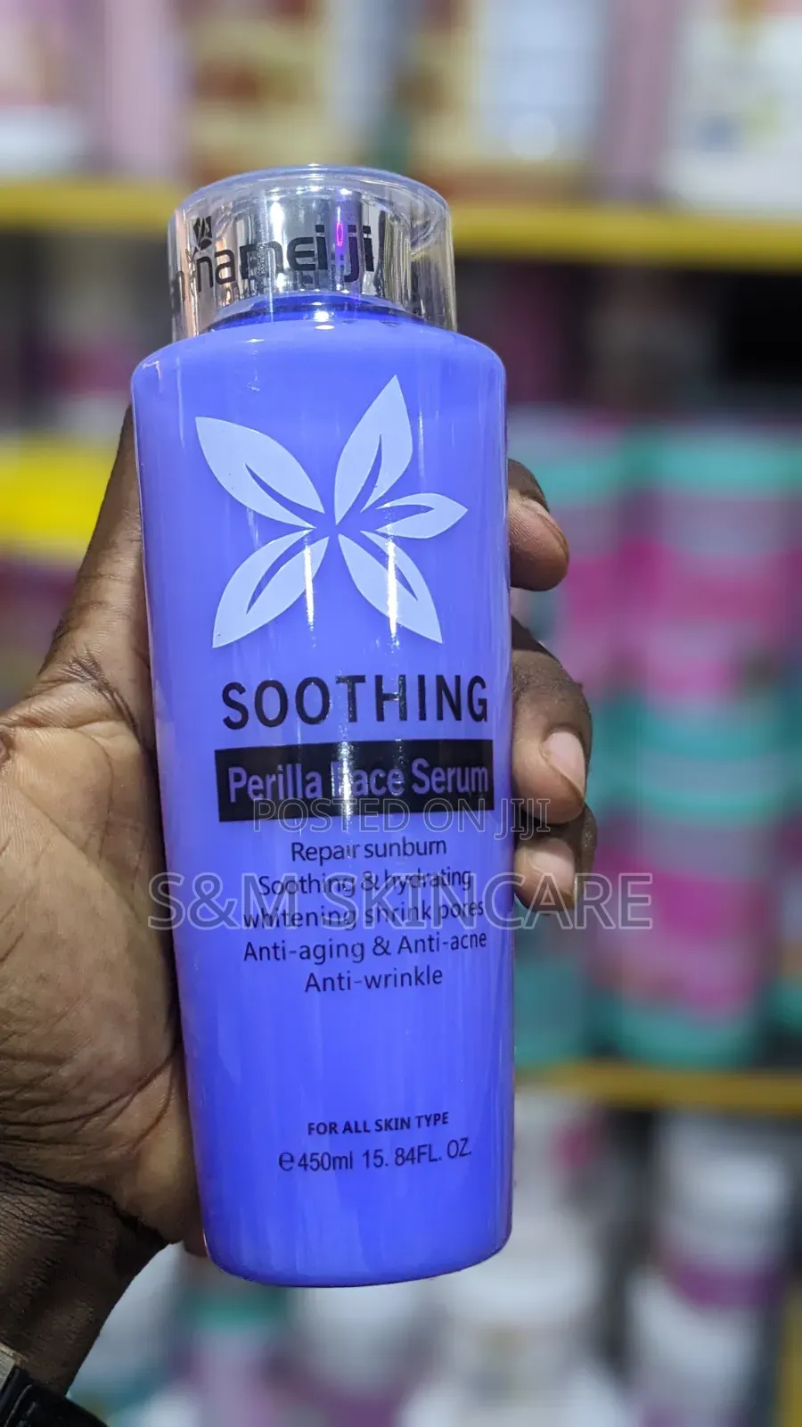 Soothing Perilla Facial Serum for Hydration and Skin Care – 450ml