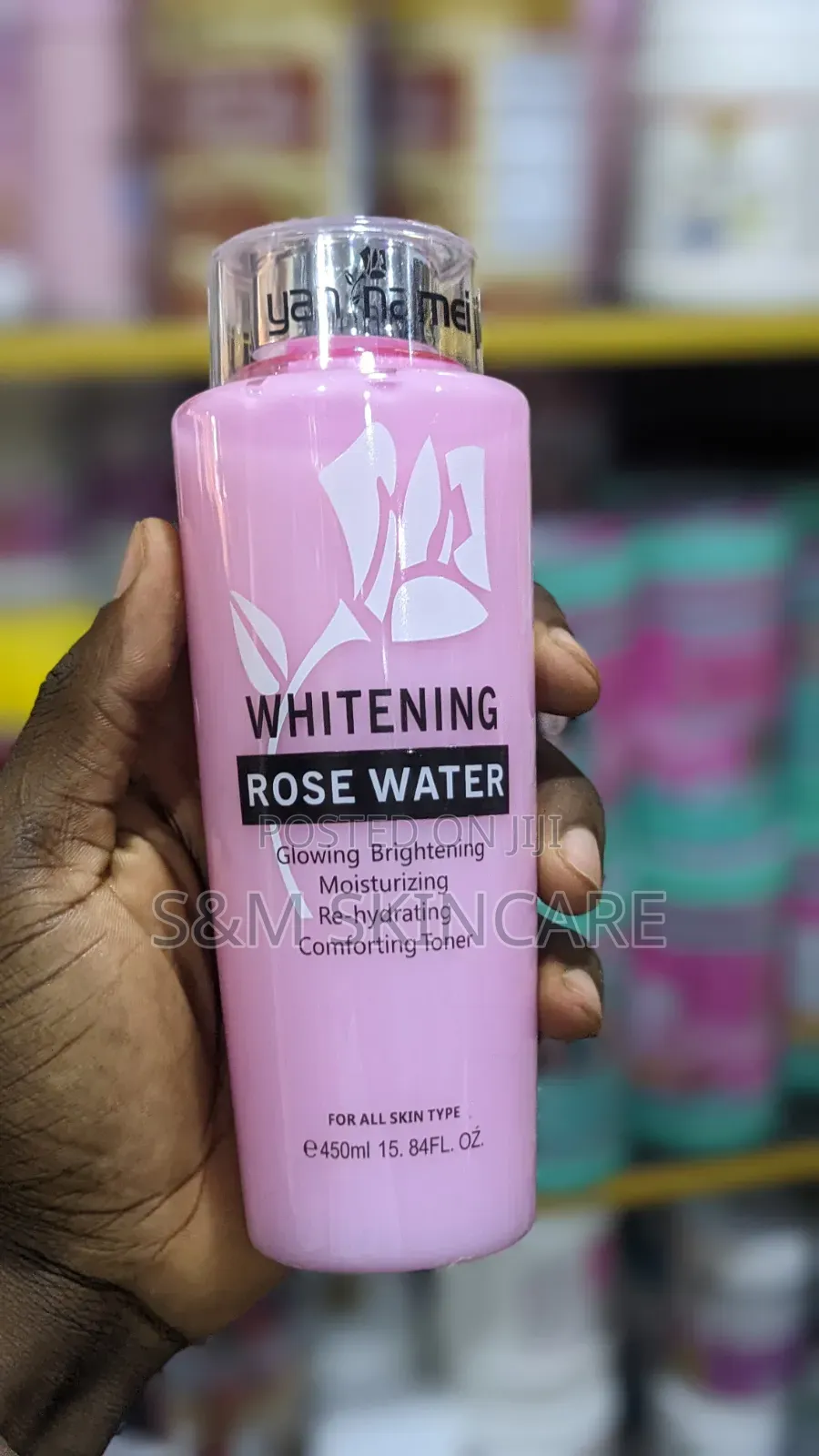 Rose Water Facial Toner for Hydration and Glowing Skin – 450ml