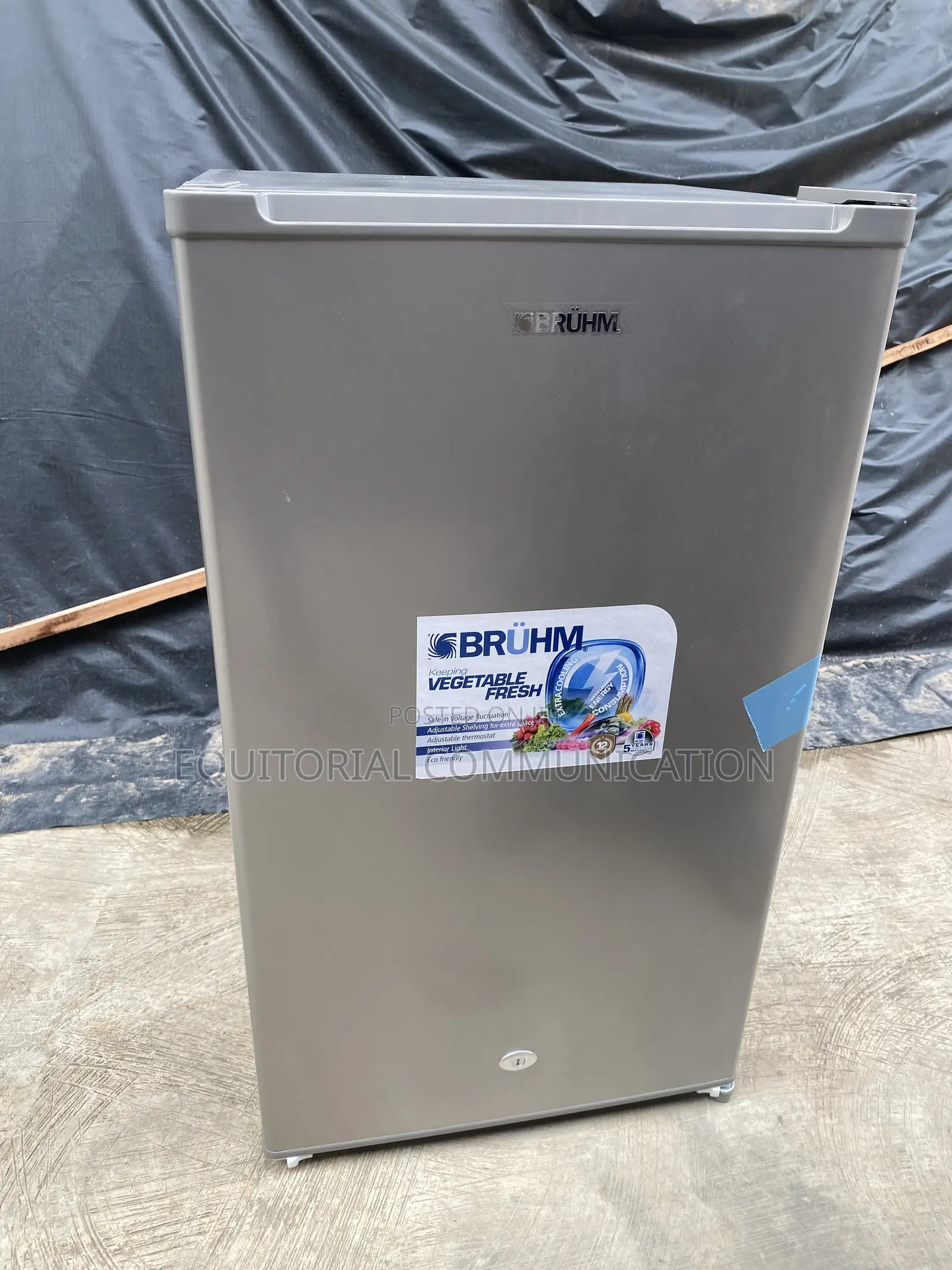 BRUHM 93L Refrigerator BRS-93MMDS Compact Single Door Design