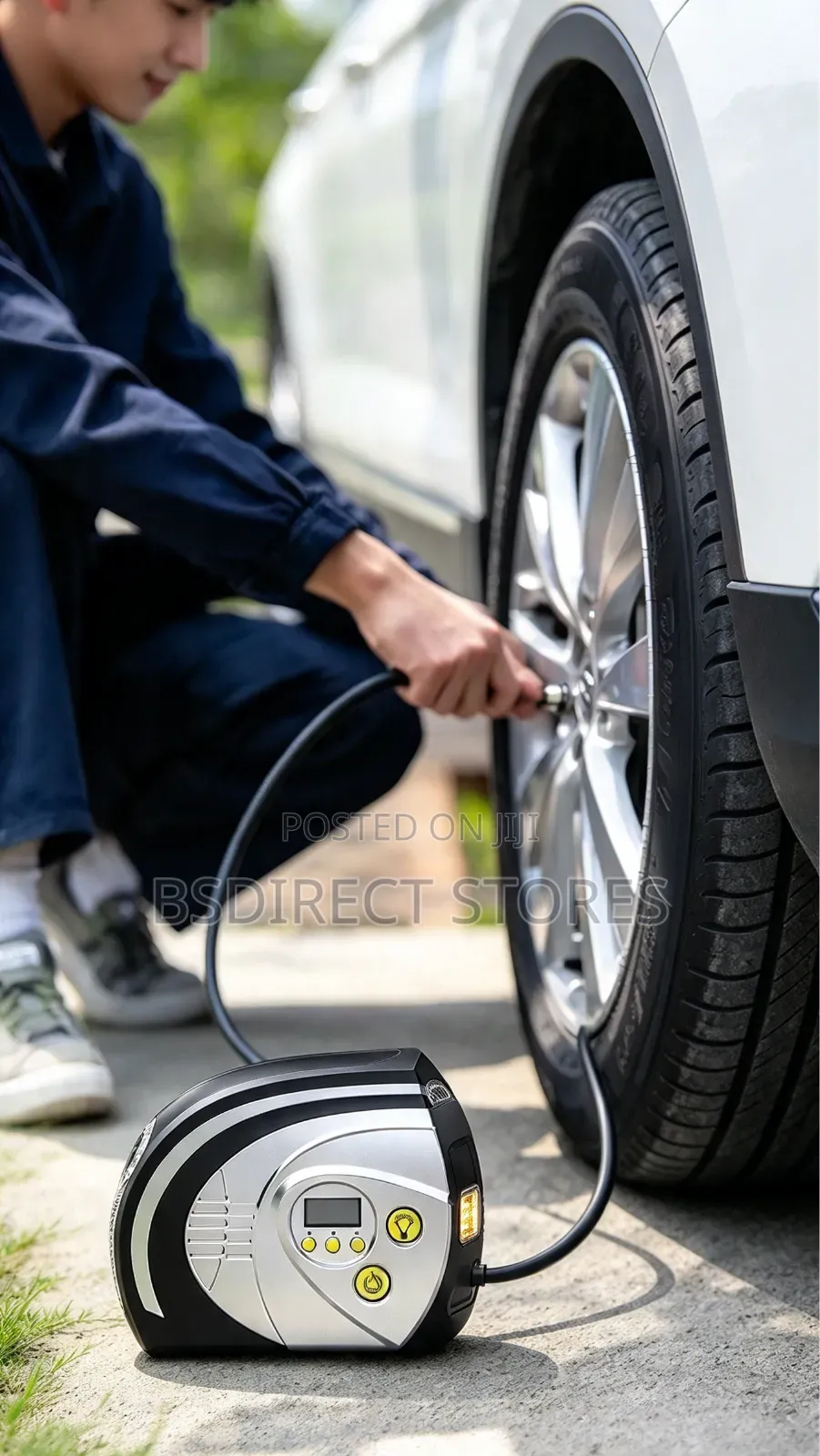 Halfords Rapid Digital Display Tyre Inflator Electric 3 Min Auto Stop