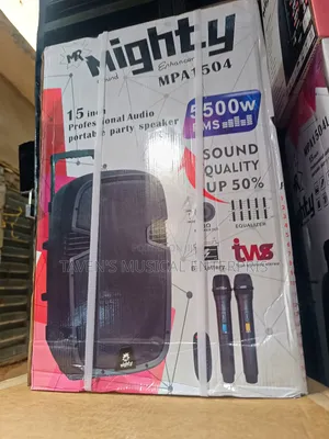 Mighty MPA1504L 15 Inch Rechargeable Public Address System