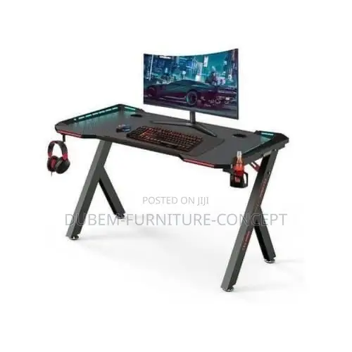 A Set of Egornomic Office Chair & Y Leg Gaming Table