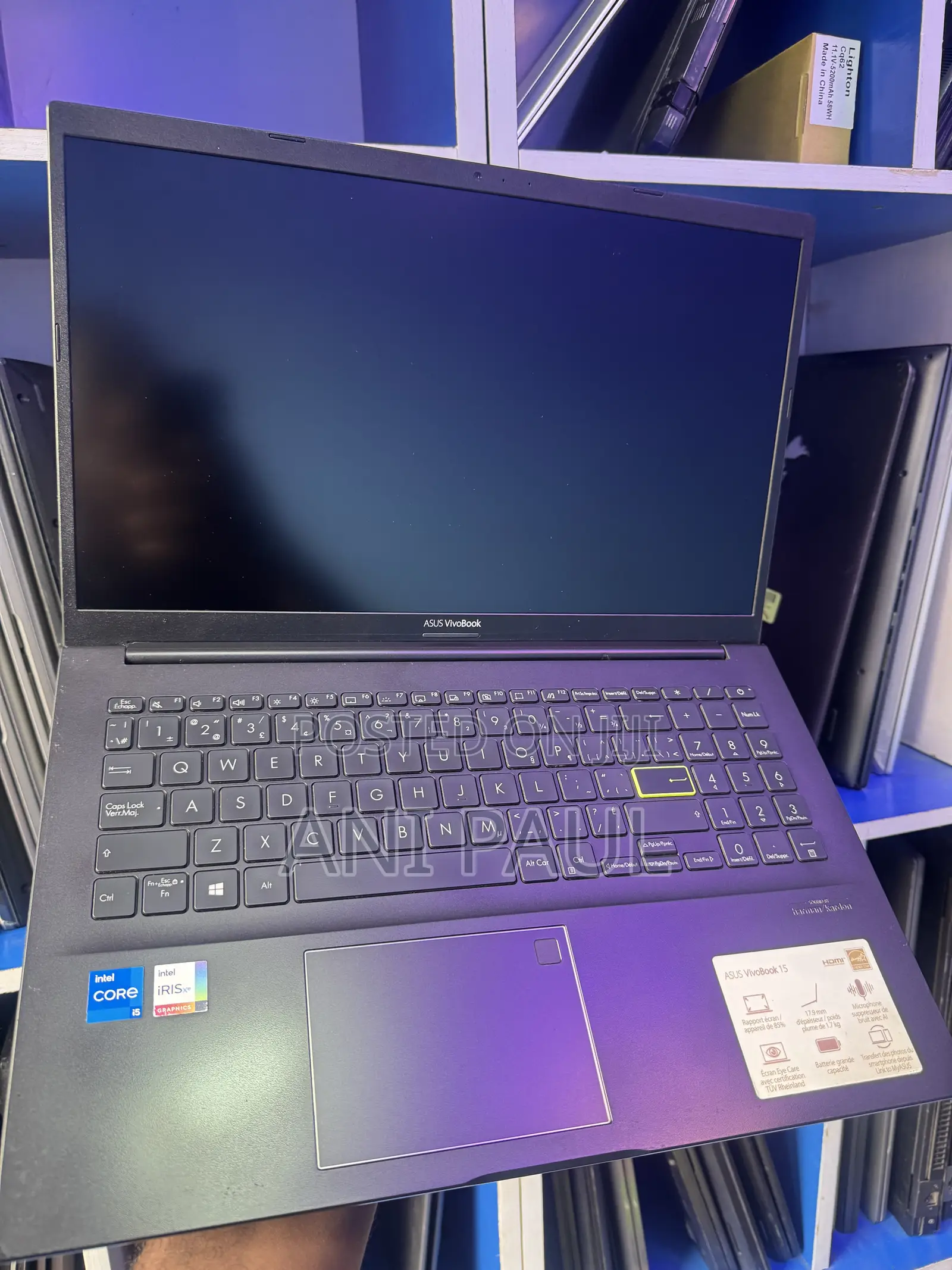 Laptop Asus Vivobook 15 8GB Intel Core i5 SSD 256GB