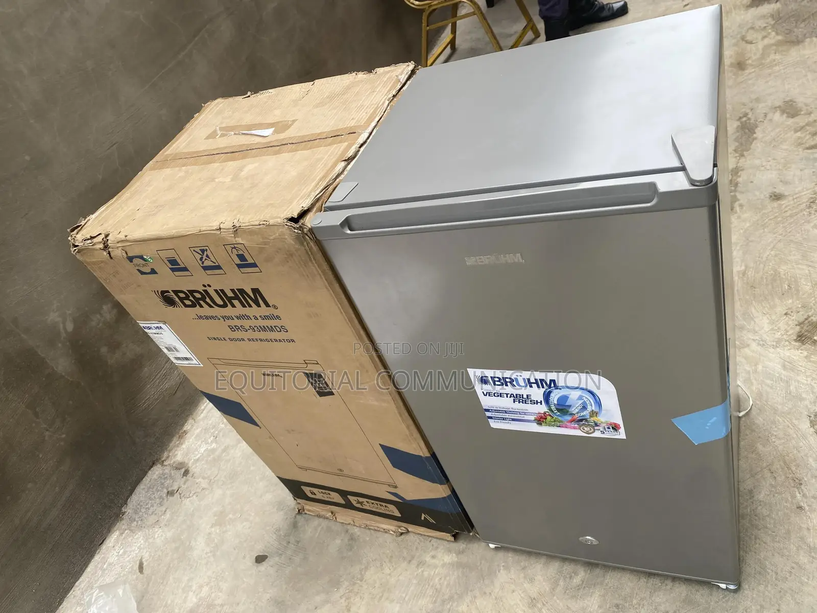 BRUHM 93L Single Door Fridge for Personal Refrigeration Needs
