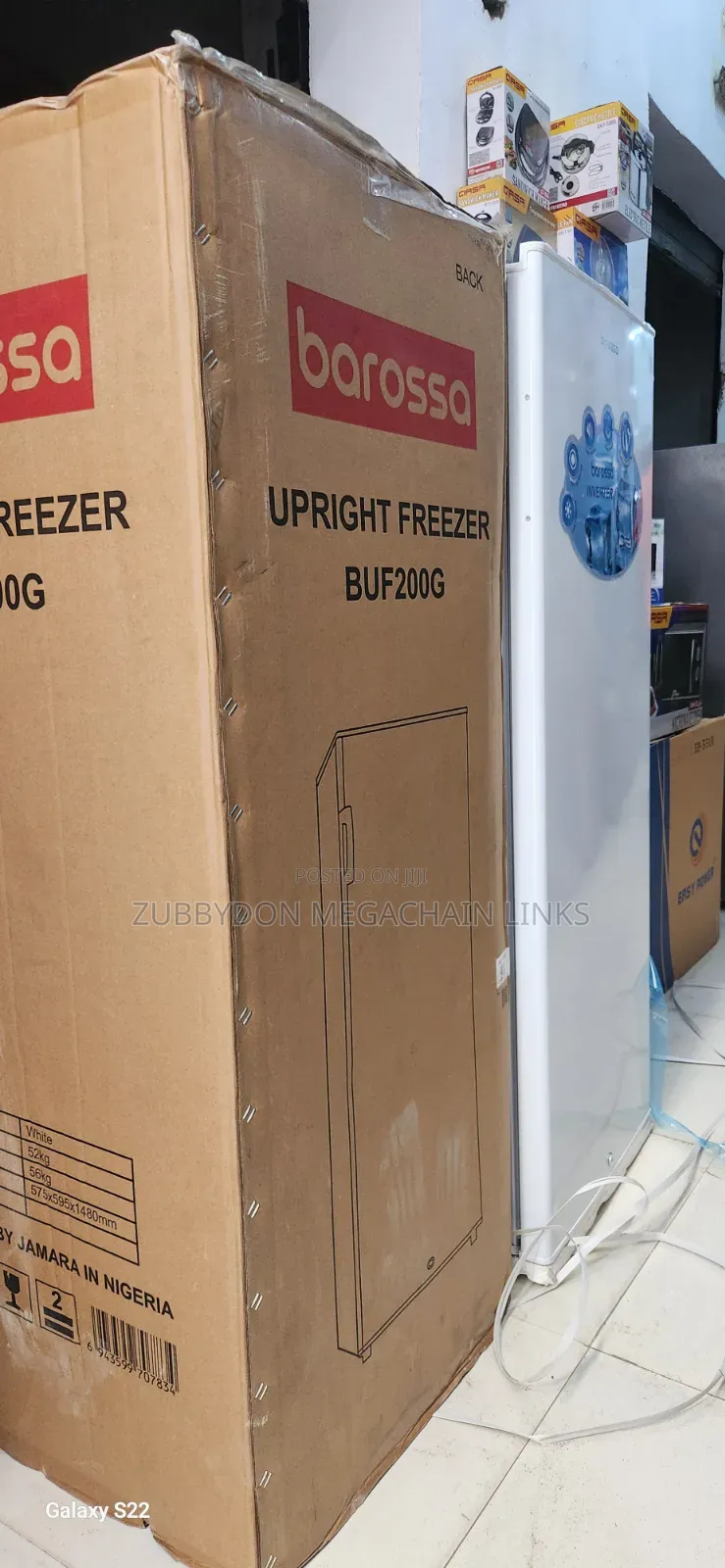 7 Steps Upright Freezer