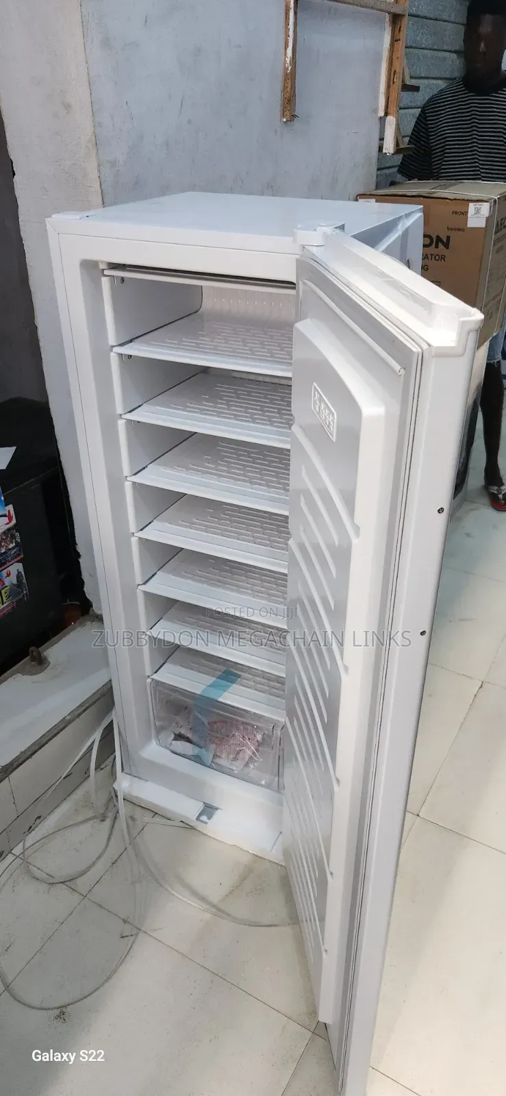 7 Steps Upright Freezer
