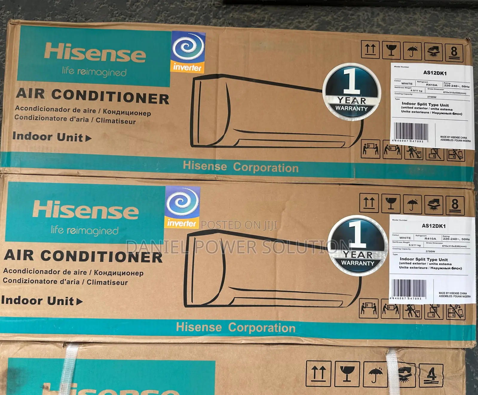 Hisense 1.5hp AC +Warranty (Payment on Delivery)