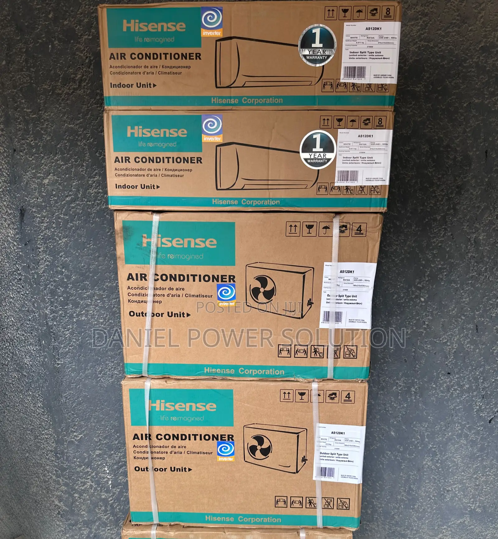 Hisense 1.5hp AC +Warranty (Payment on Delivery)
