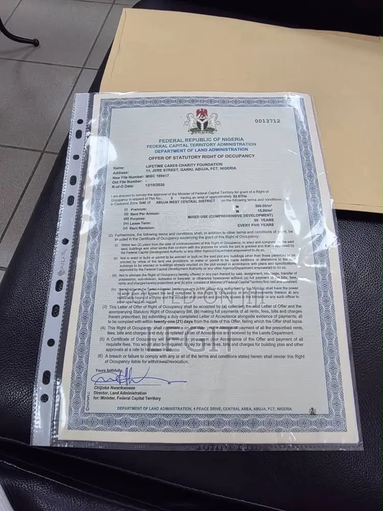 92 Hectares With C of O in Karsana West, Abuja, FCT
