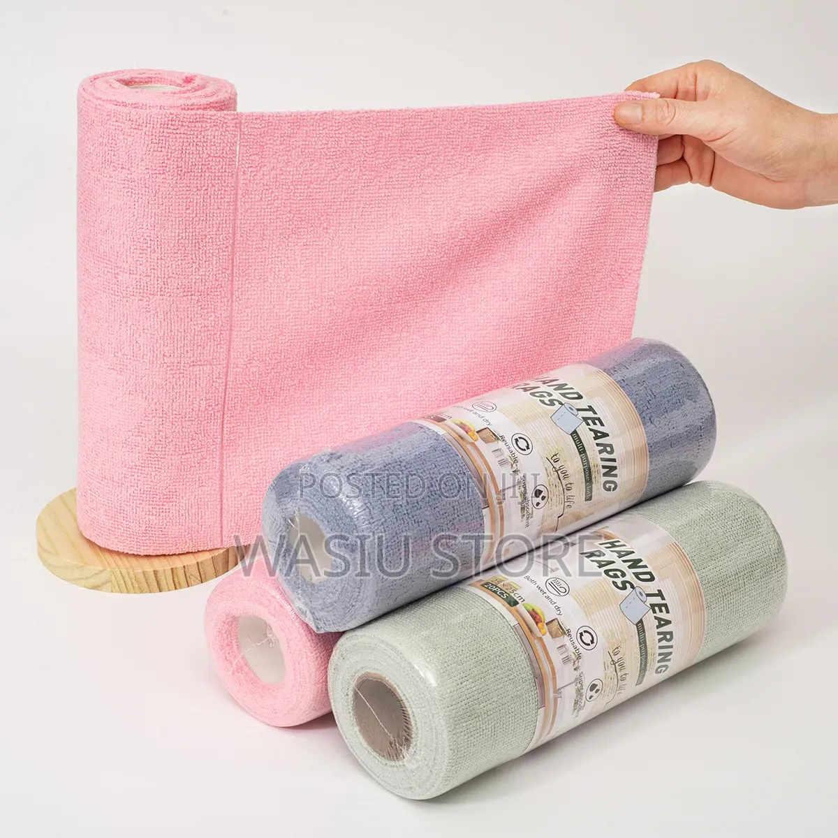Reusable Microfiber Tear-Towel Rolls