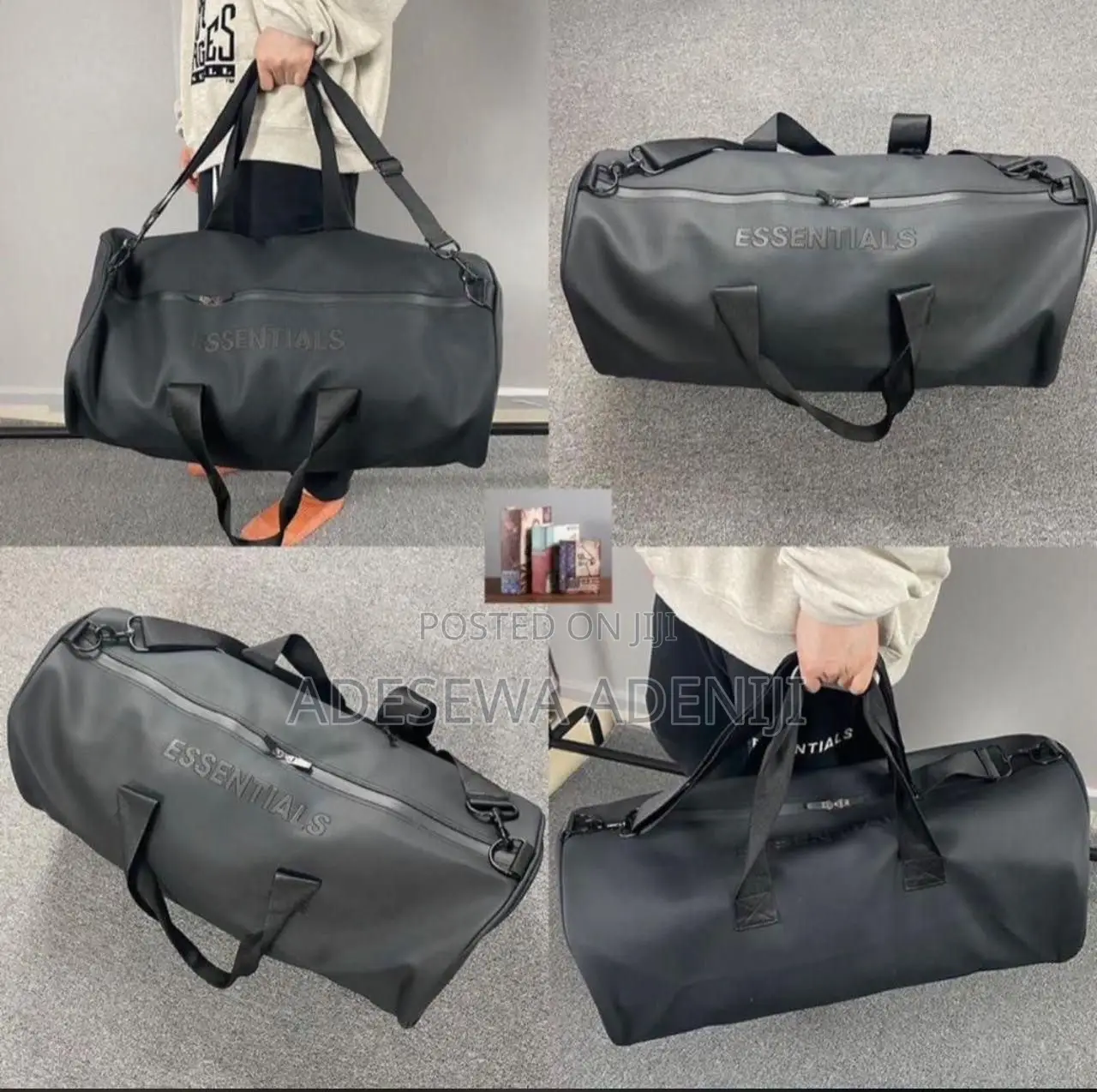 Essential Waterproof Duffel Bag Travel & Gym Bag With Shoulder Strap