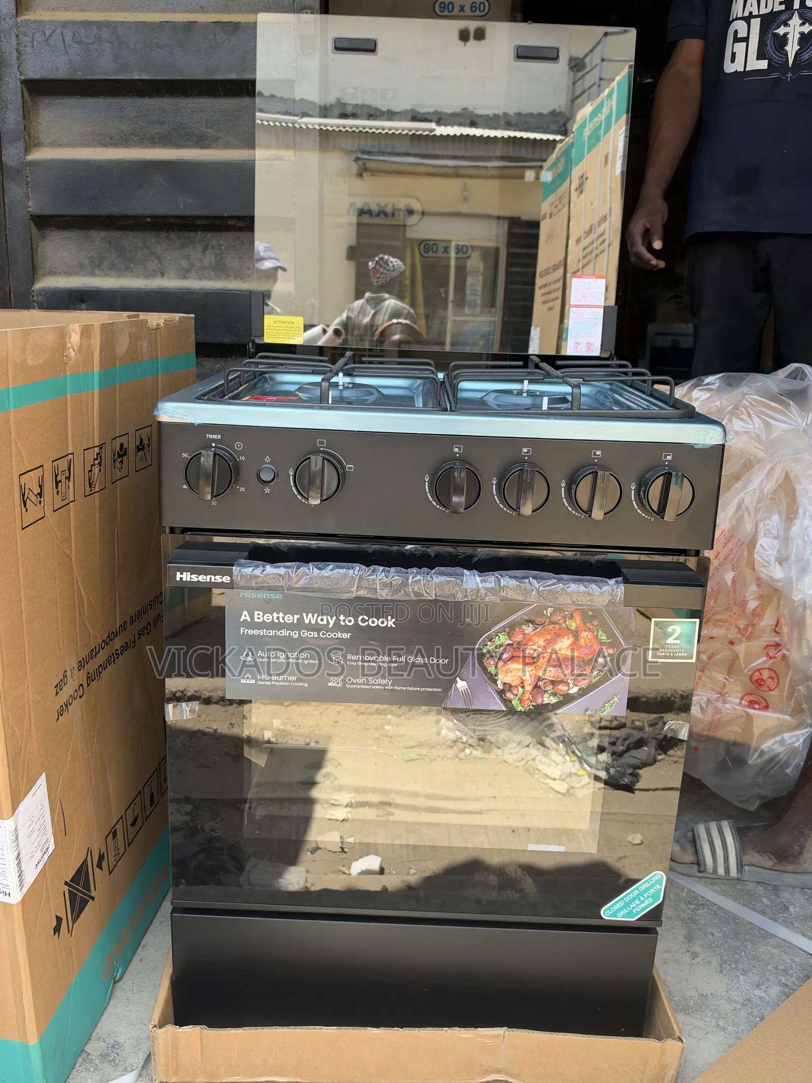 Hisense Gas Cooker 60 X 60