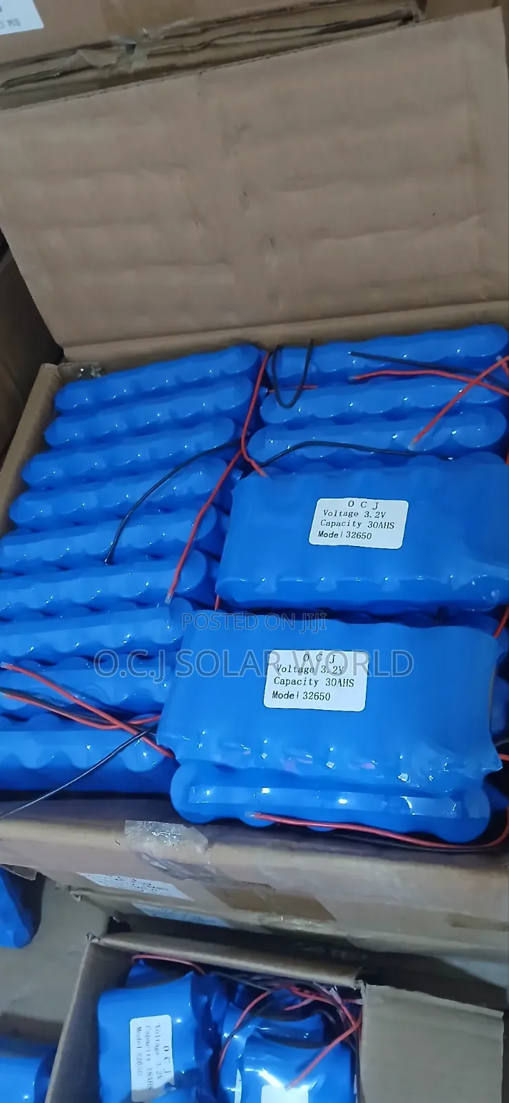 O C J Solar All in One Lithium Battery 3.2volts 30ah