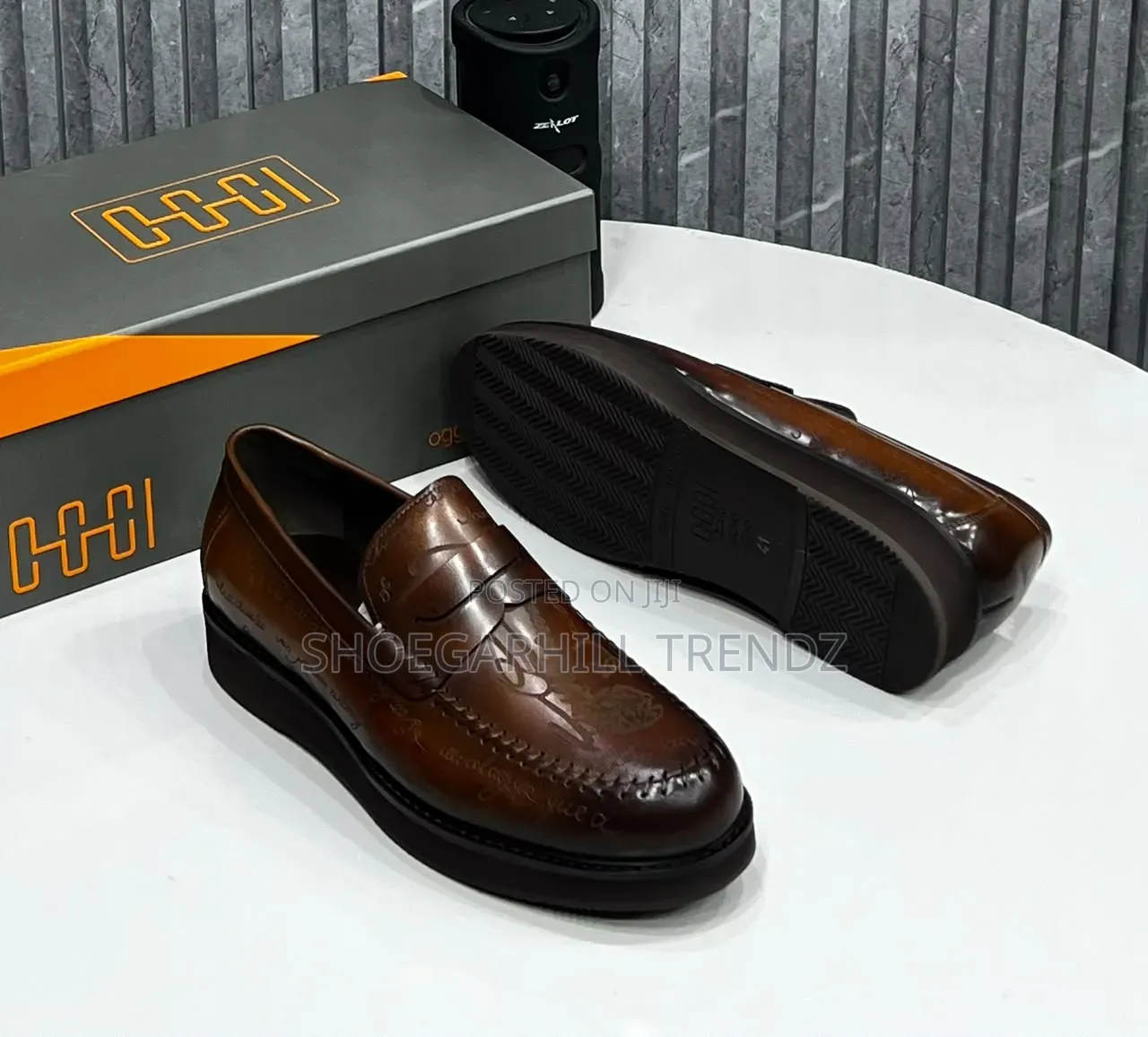 Men's Classy OGGI Inscribed Loafers