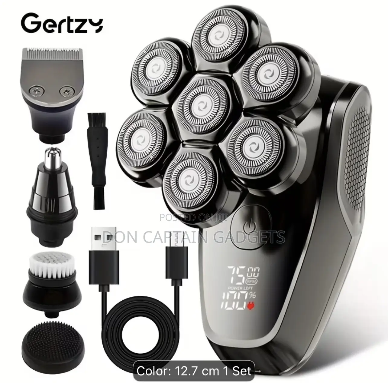 Electric Shaver 7D Blade Shaver, Digital Display High and Low Speed