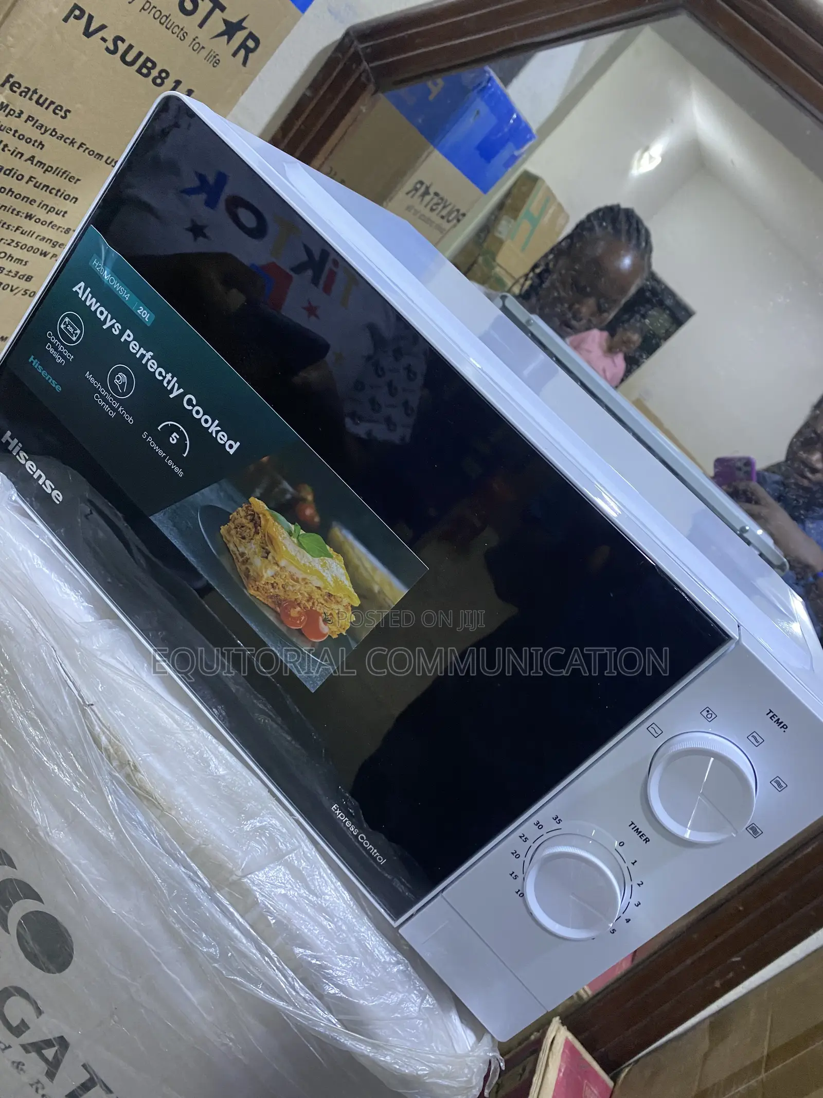 Hisense H20MOWS14 Microwave 20L Capacity Manual Operation 7000W