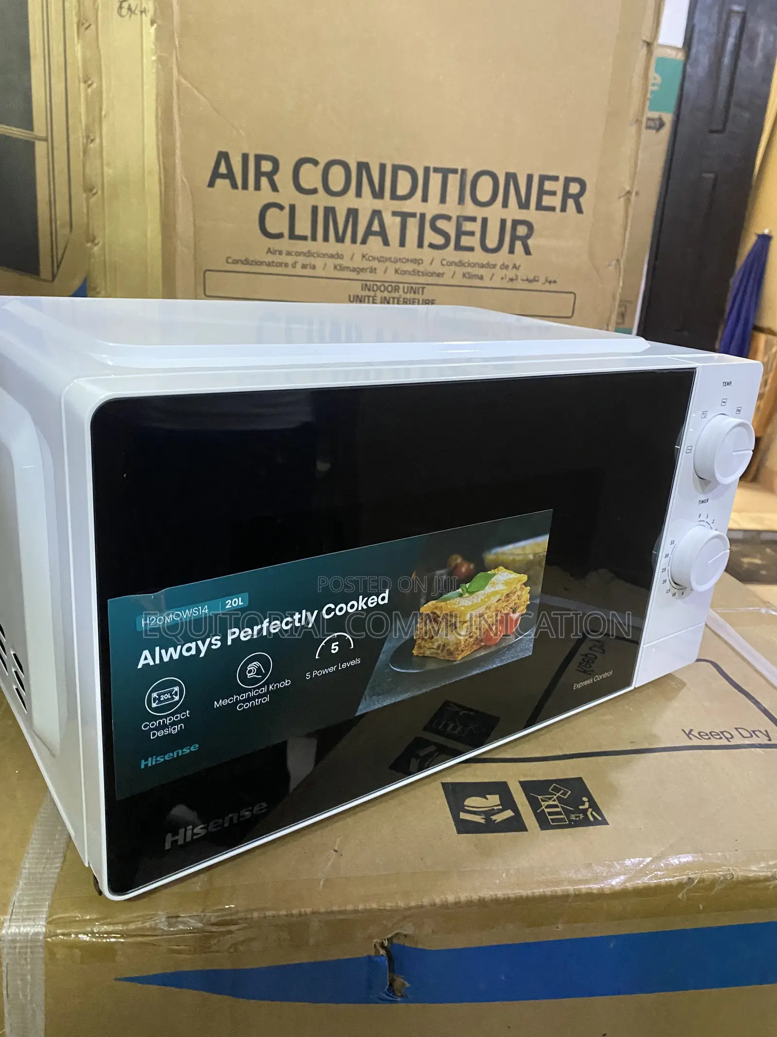 Hisense H20MOWS14 Microwave 20L Capacity Manual Operation 7000W