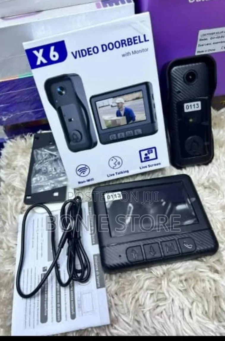 X6 Wireless Video Doorbell - No WiFi Connection Needed