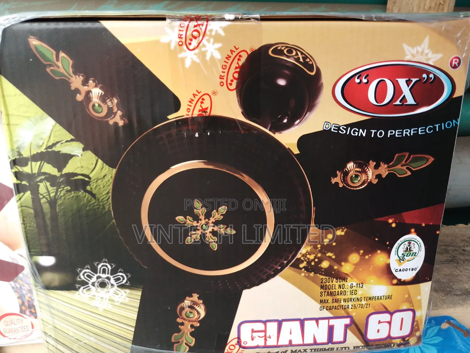OX Giant 60 Inches Ceiling Fan