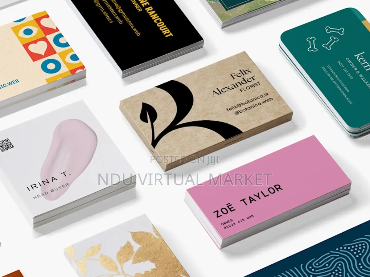 Executive Business Cards, Printed Both Sides (100) – Abuja