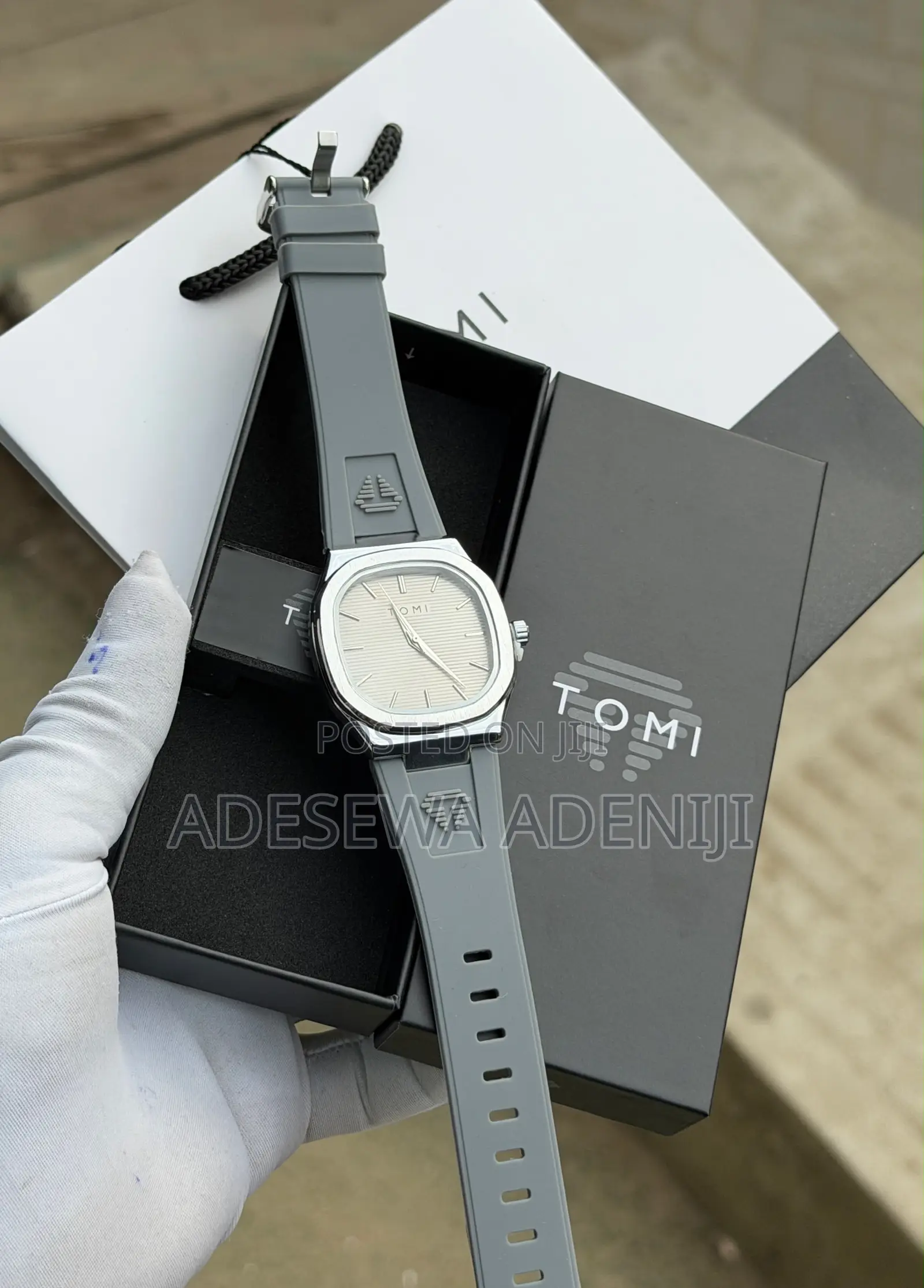 Tomi Silicon / Rubber Strap Watch