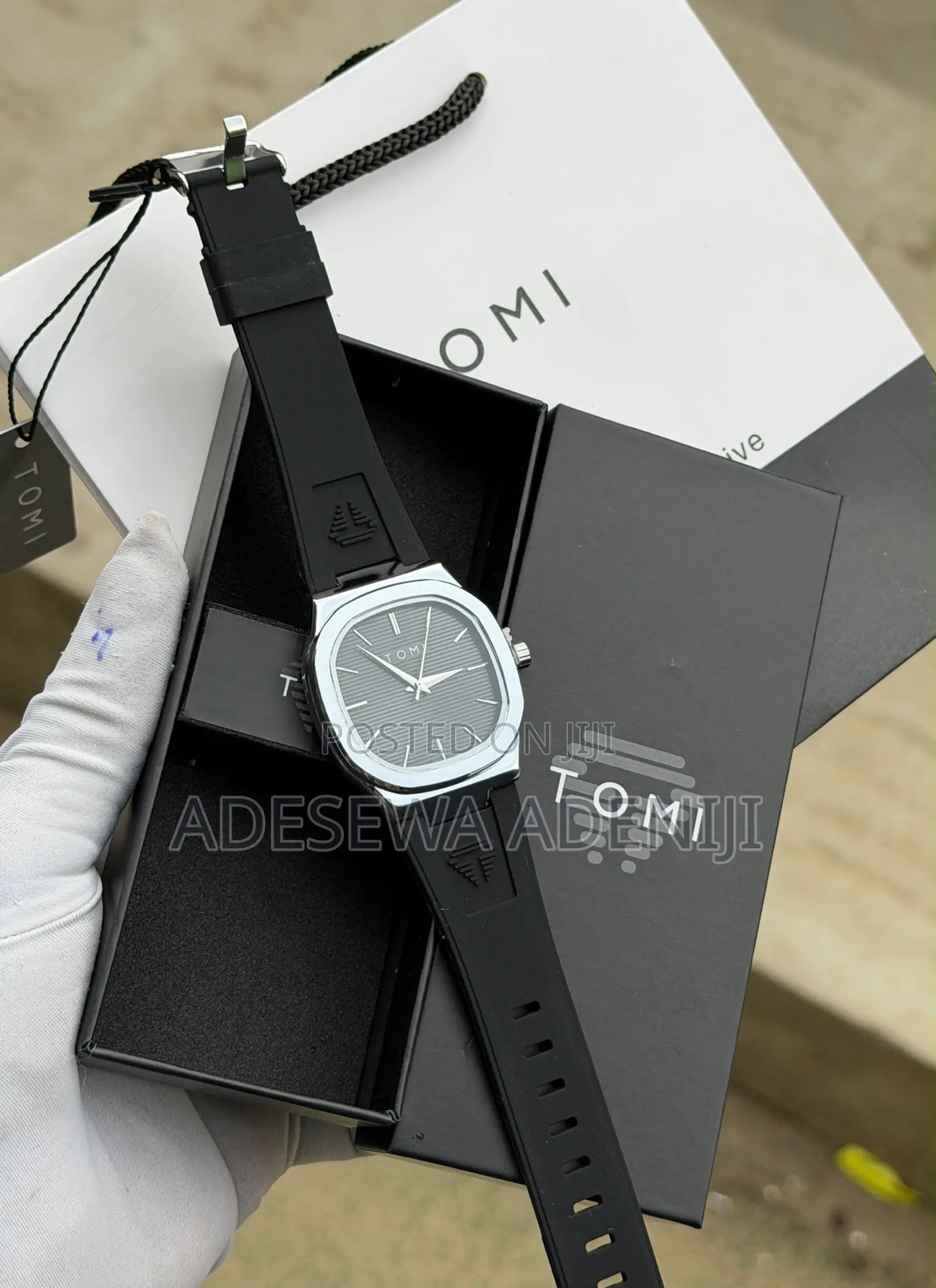 Tomi Silicon / Rubber Strap Watch