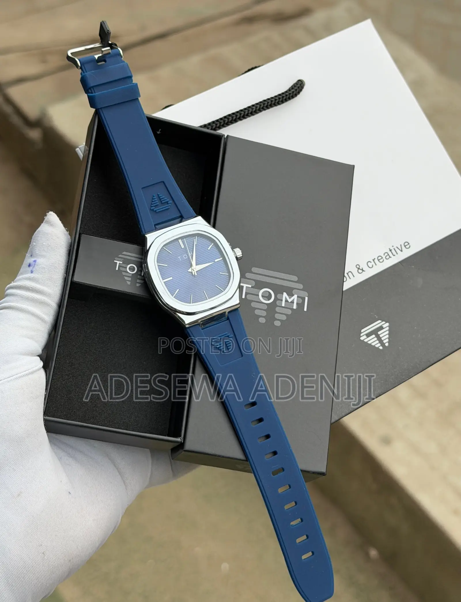 Tomi Silicon / Rubber Strap Watch