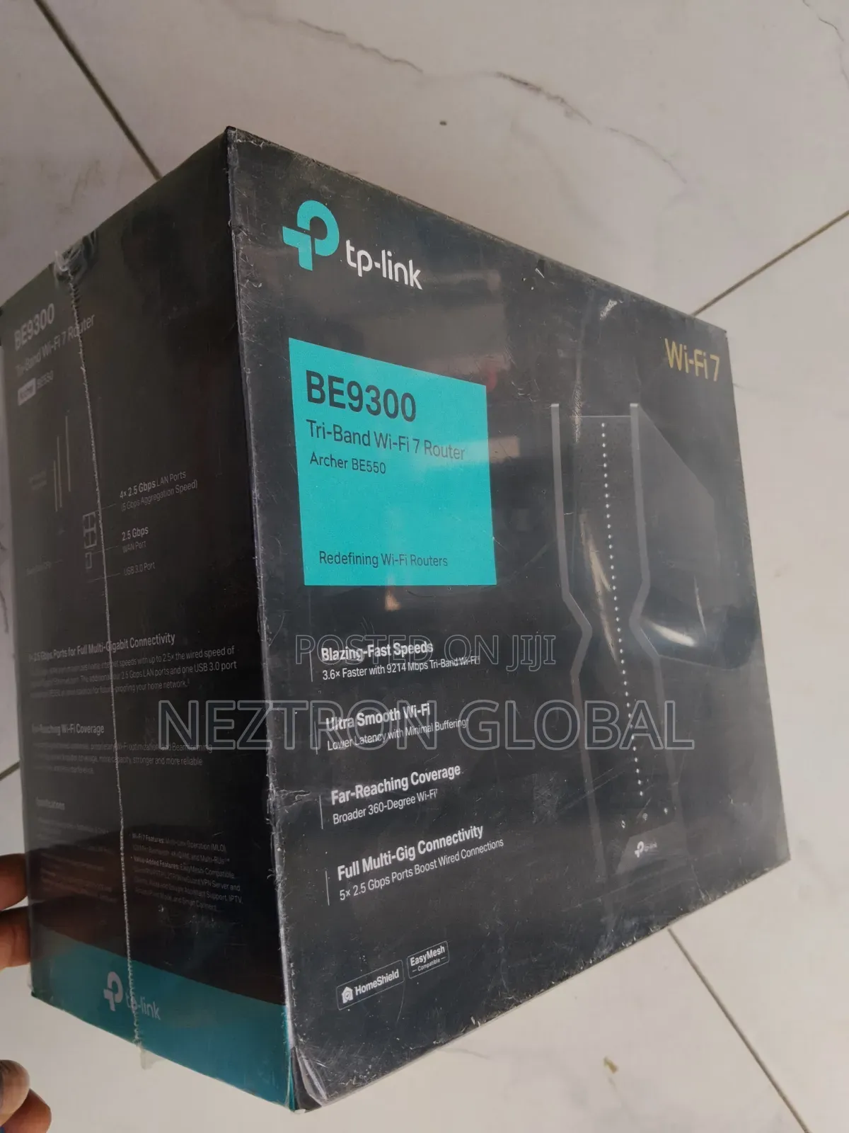 TP-Link Be9300.wifi 7 Router (Archer 550)
