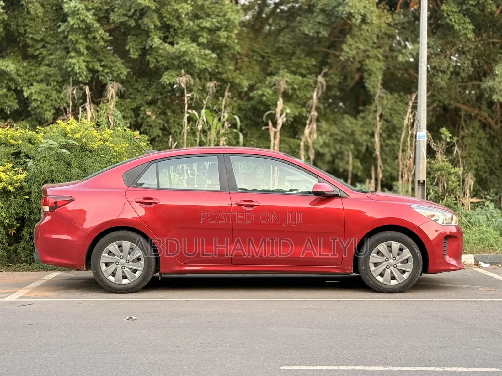 Kia Rio S Sedan 2020 Red