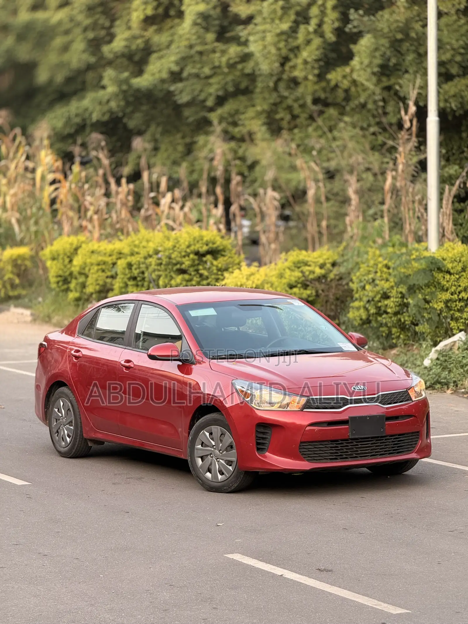 Kia Rio S Sedan 2020 Red