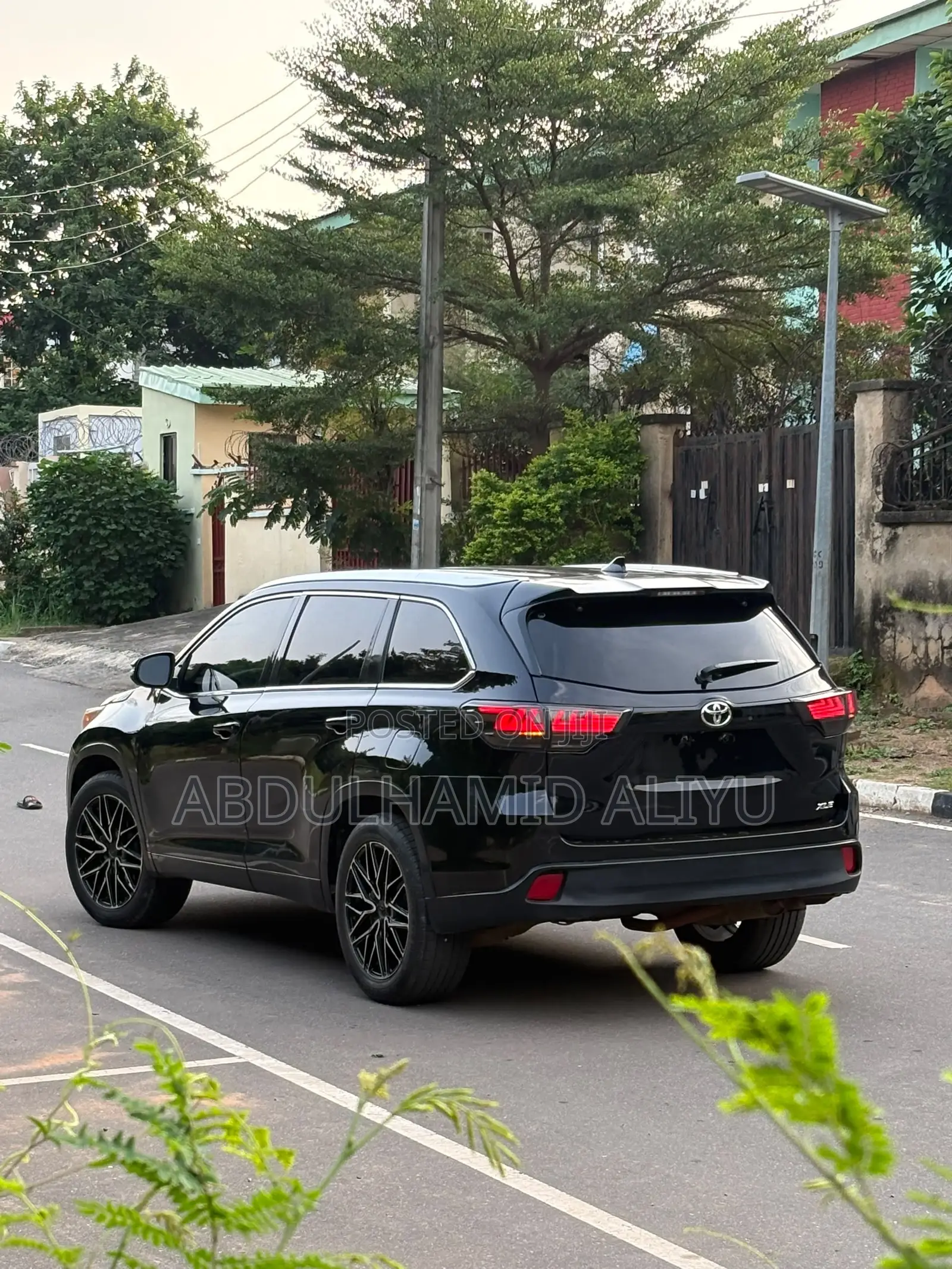 Toyota Highlander XLE V6 4x2 (3.5L 6cyl 6A) 2016 Black