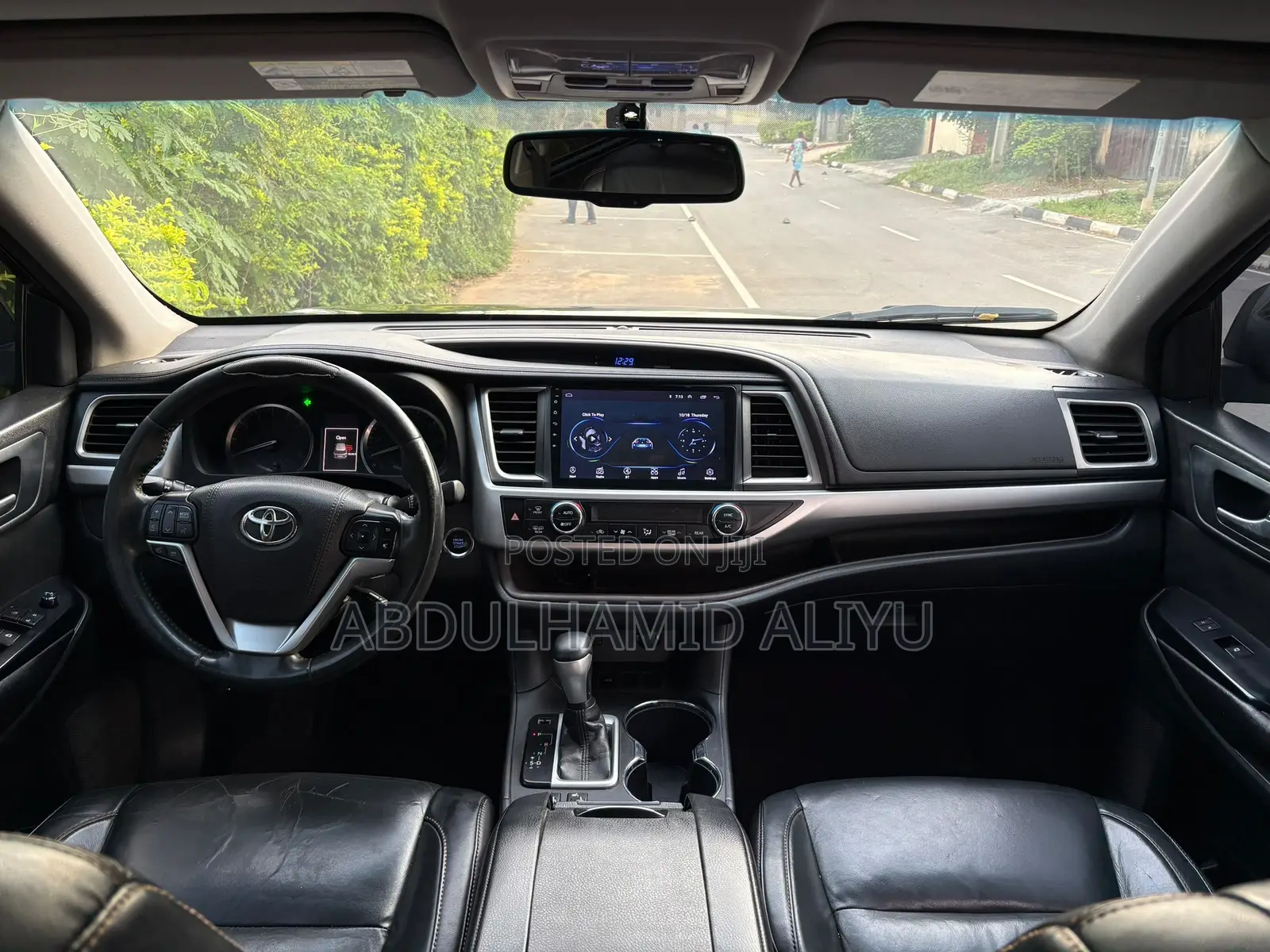 Toyota Highlander XLE V6 4x2 (3.5L 6cyl 6A) 2016 Black
