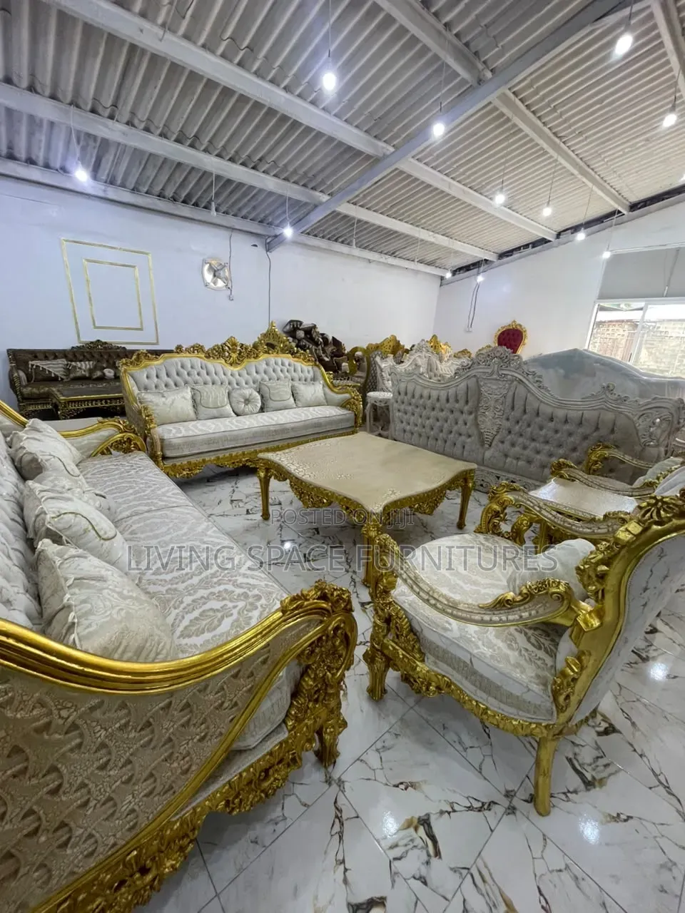 Executive Royal Sofa Fabric Chairs by 8-10Seaters Full Set