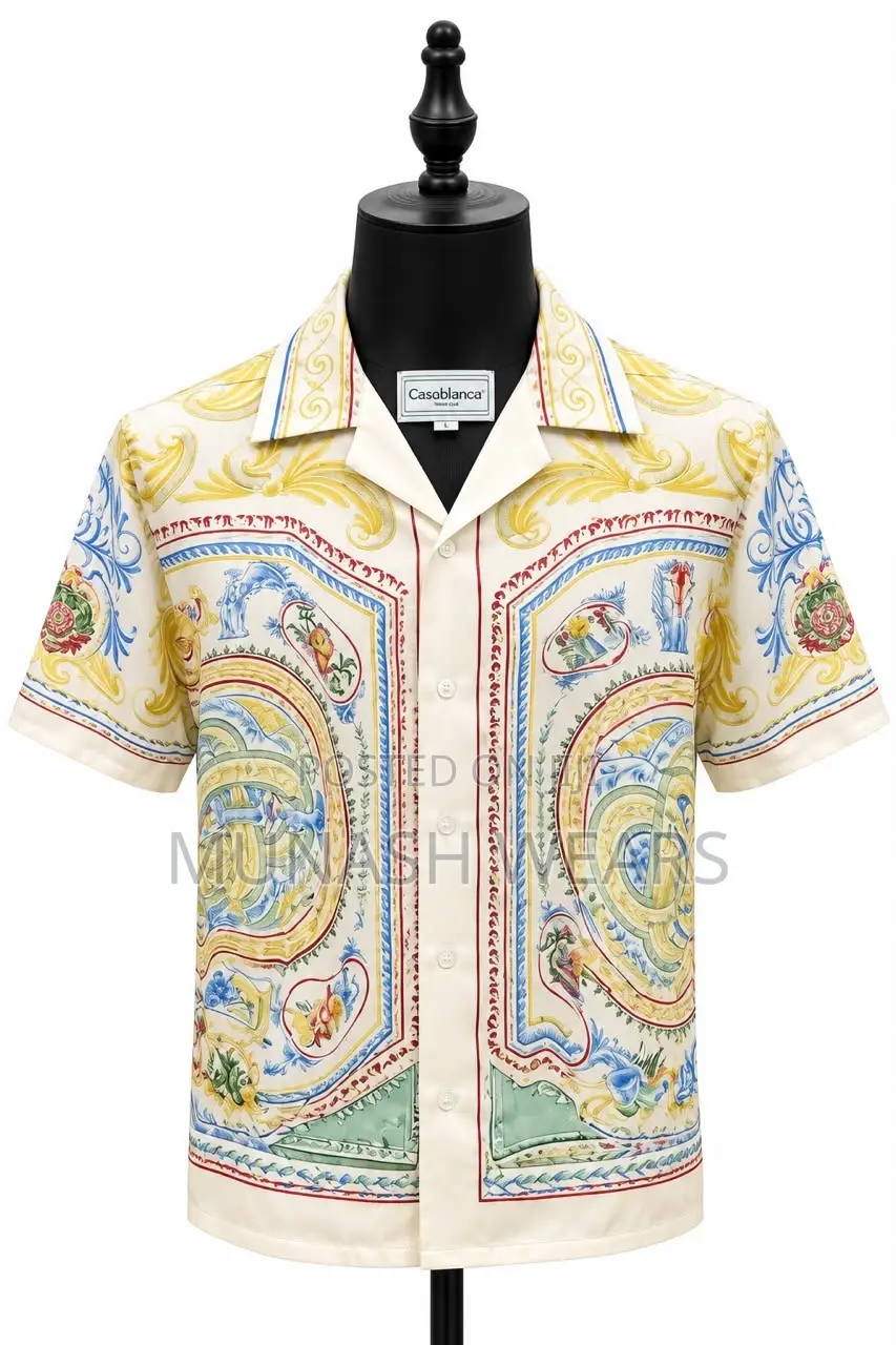 Luxury Casablanca Shortsleeve Shirt M-5xl Available