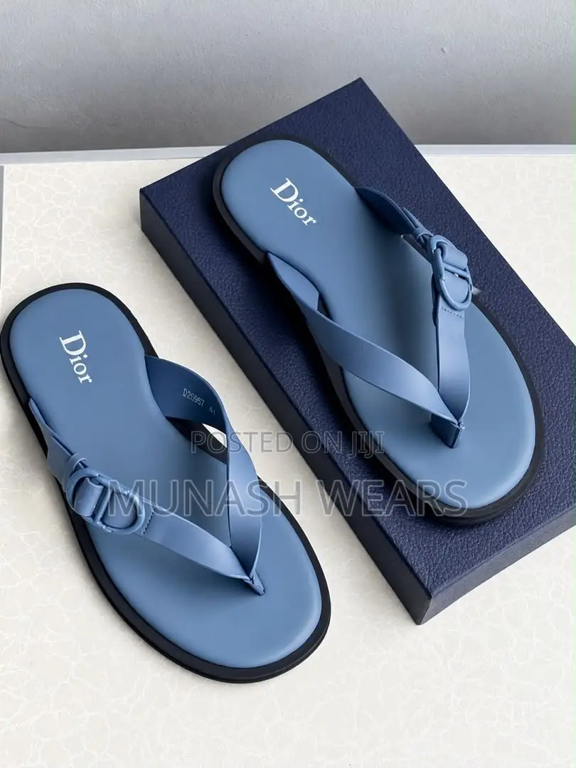 Dior Leather Simple Slipers 40-46 Available in 3 Colors