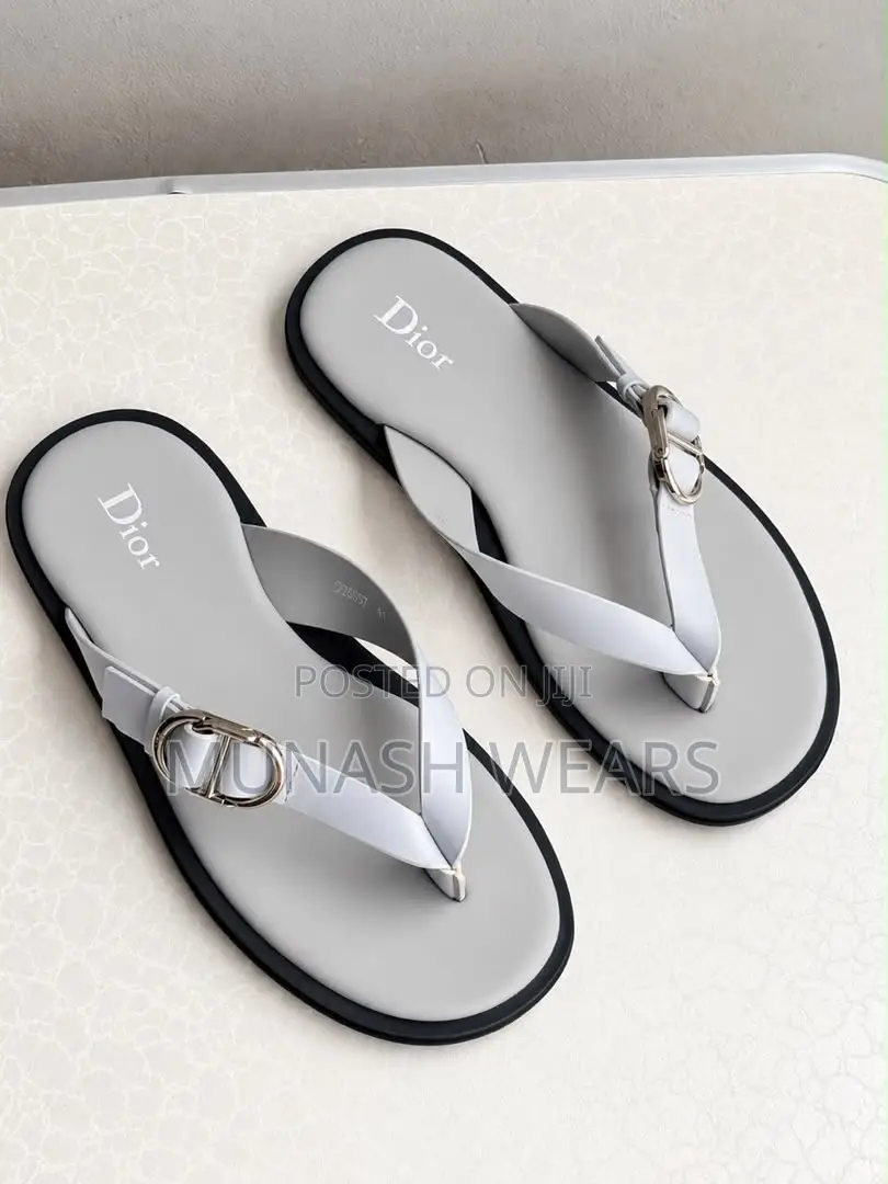Dior Leather Simple Slipers 40-46 Available in 3 Colors