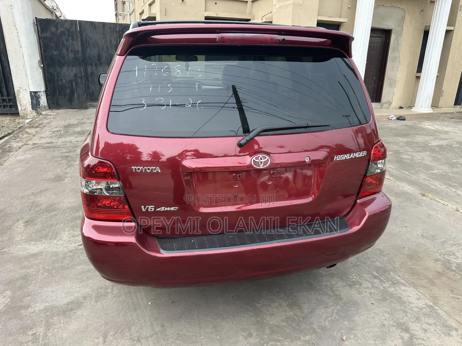 Toyota Highlander Limited V6 4x4 2006 Red