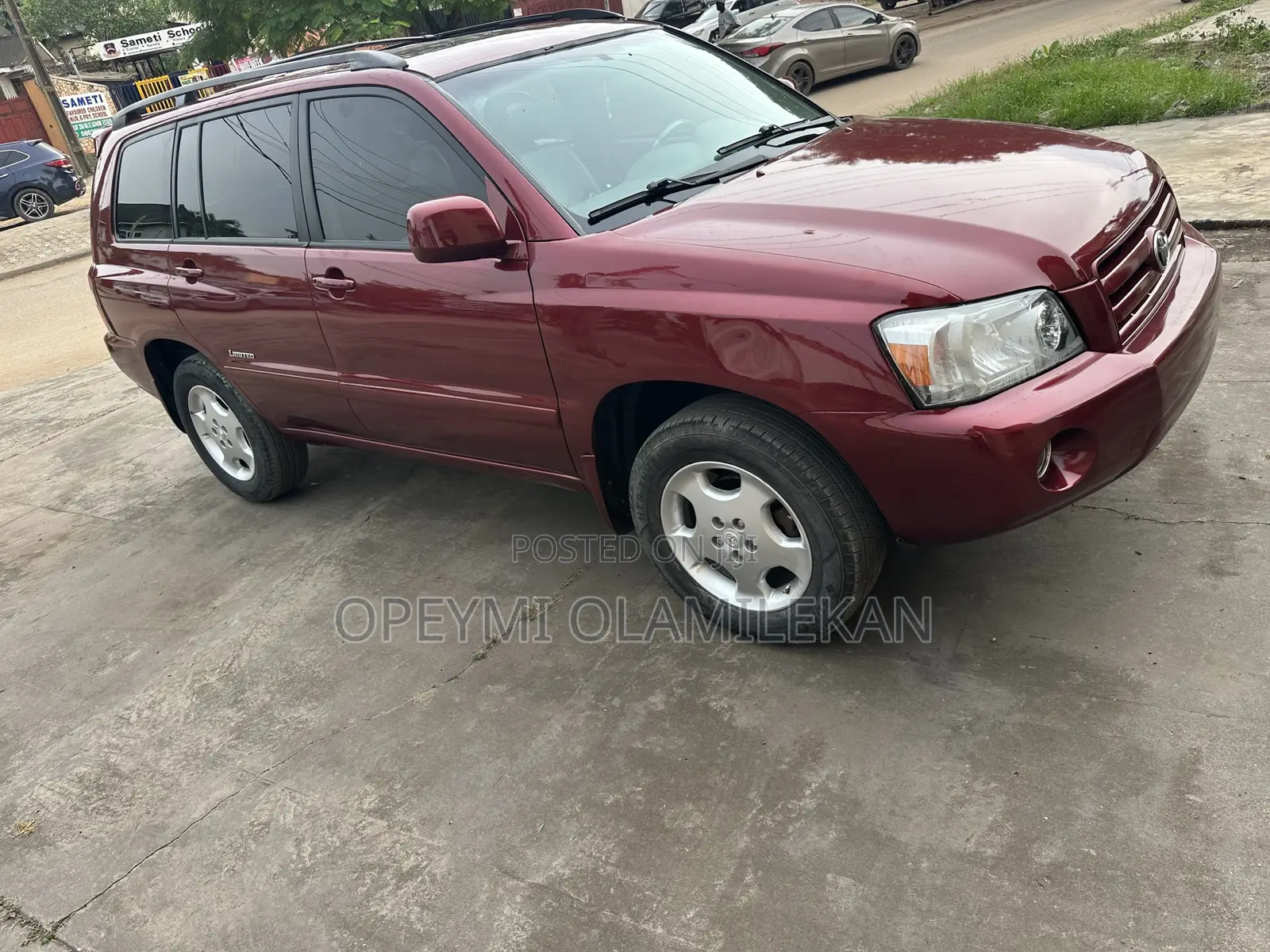 Toyota Highlander Limited V6 4x4 2006 Red