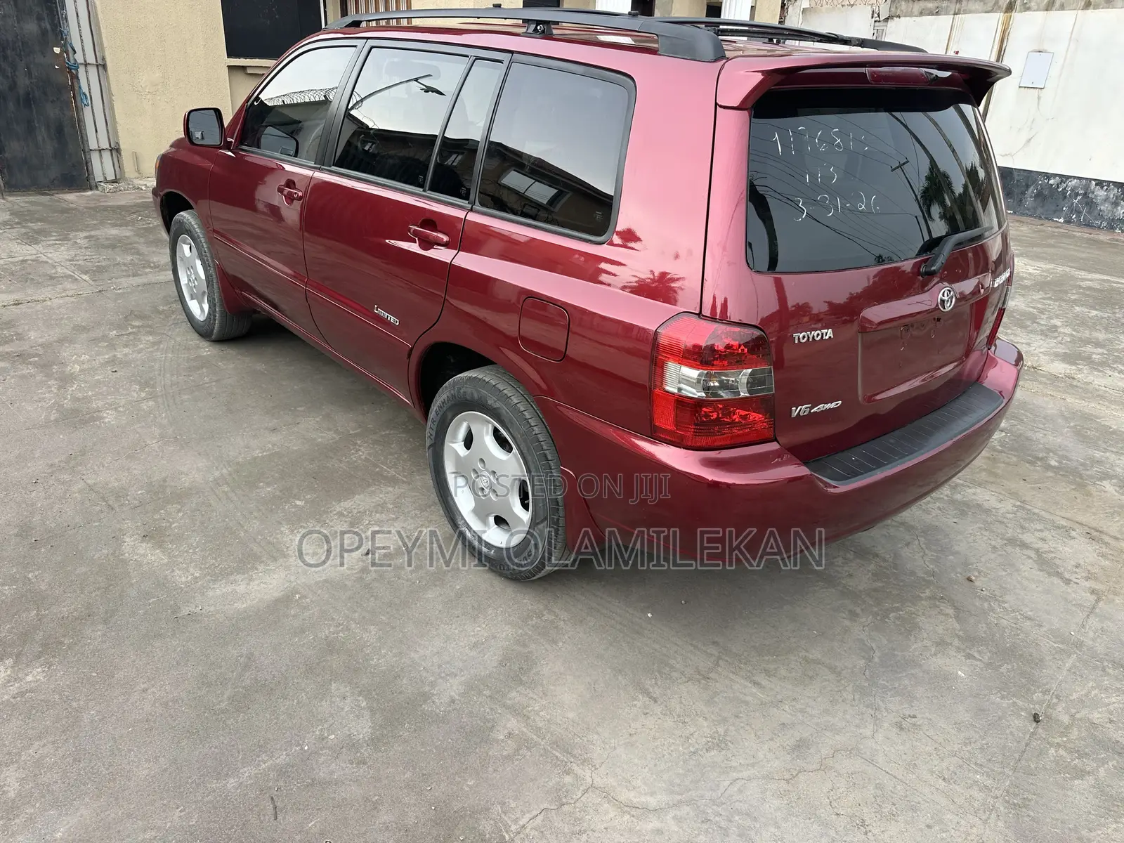 Toyota Highlander Limited V6 4x4 2006 Red