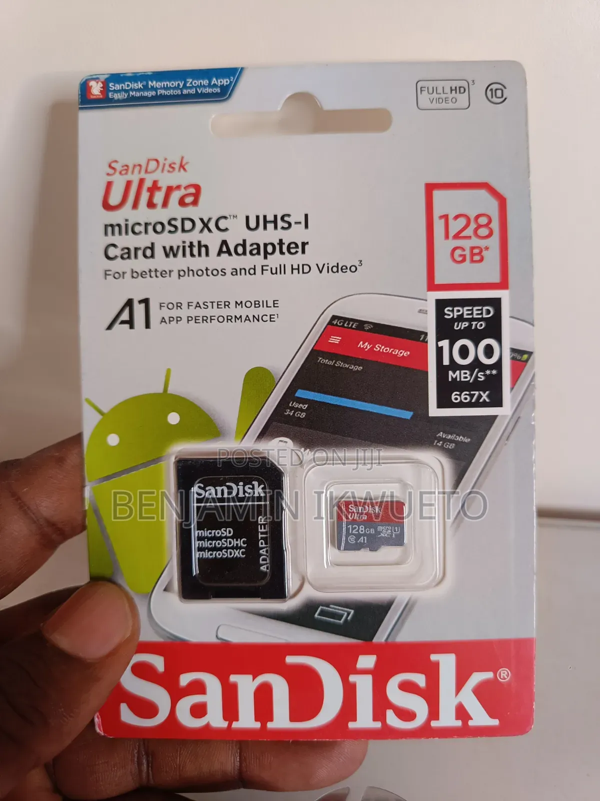 128gig Micro SD, Sandisk (Ultra)
