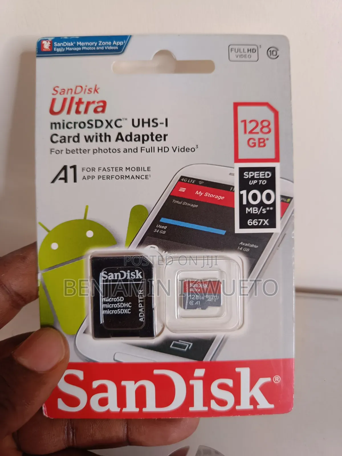 128gig Micro SD, Sandisk (Ultra)