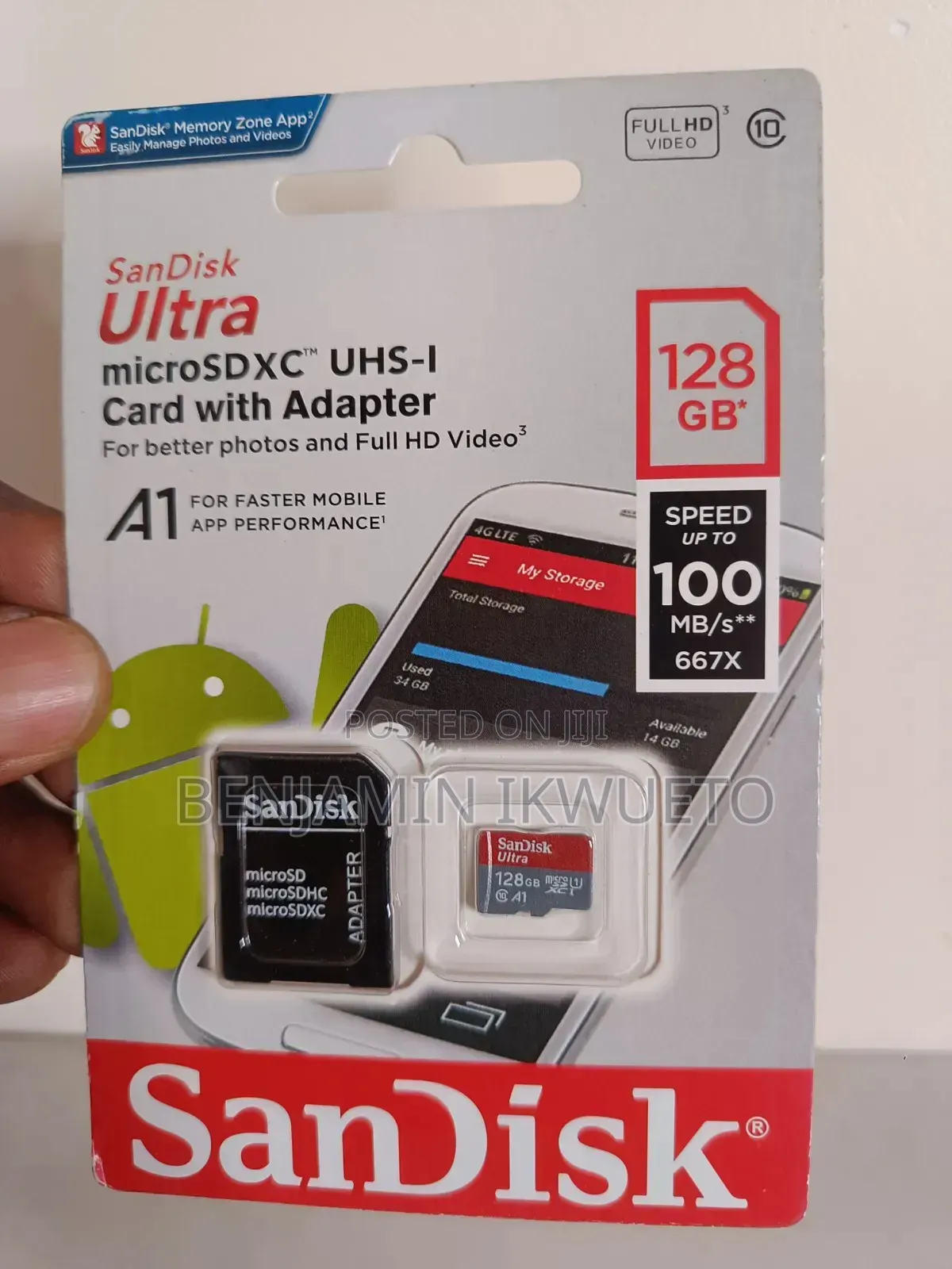 128gig Micro SD, Sandisk (Ultra)