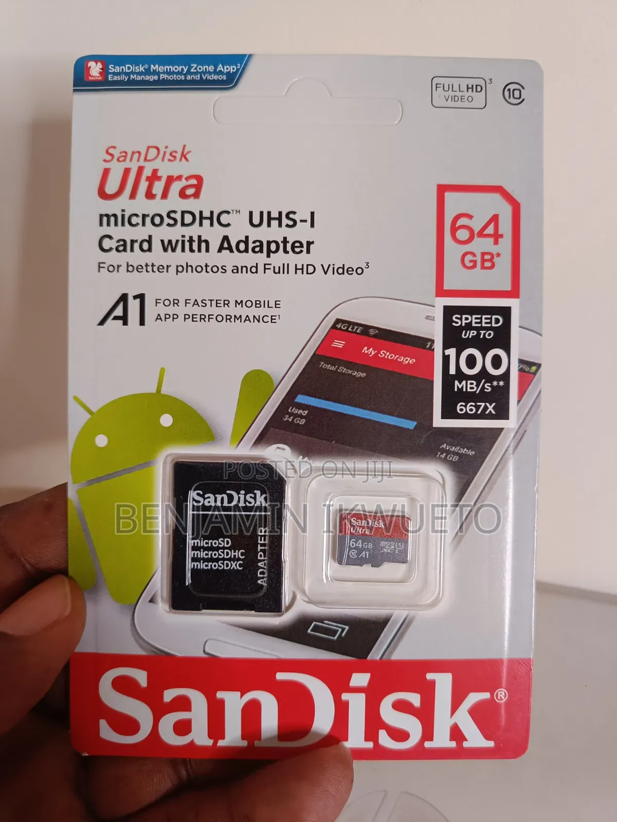 64gig Micro SD Card, SanDisk (Ultra)