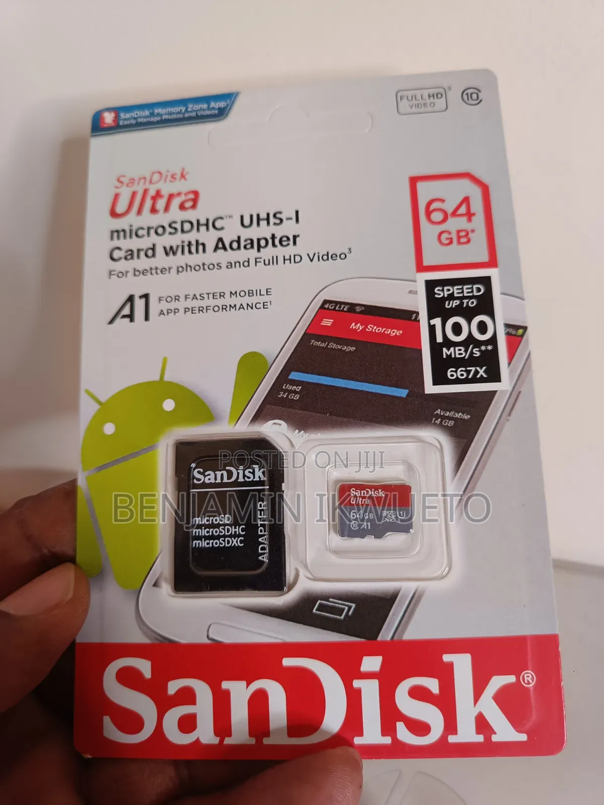 64gig Micro SD Card, SanDisk (Ultra)
