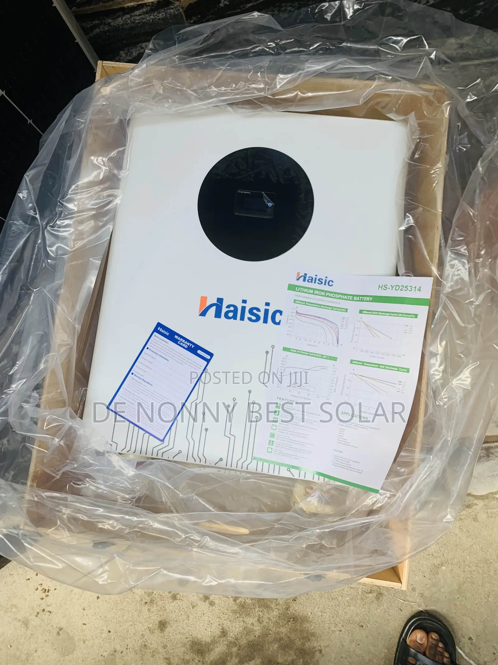 8kwh 24v Haisic Lithium Ion Battery