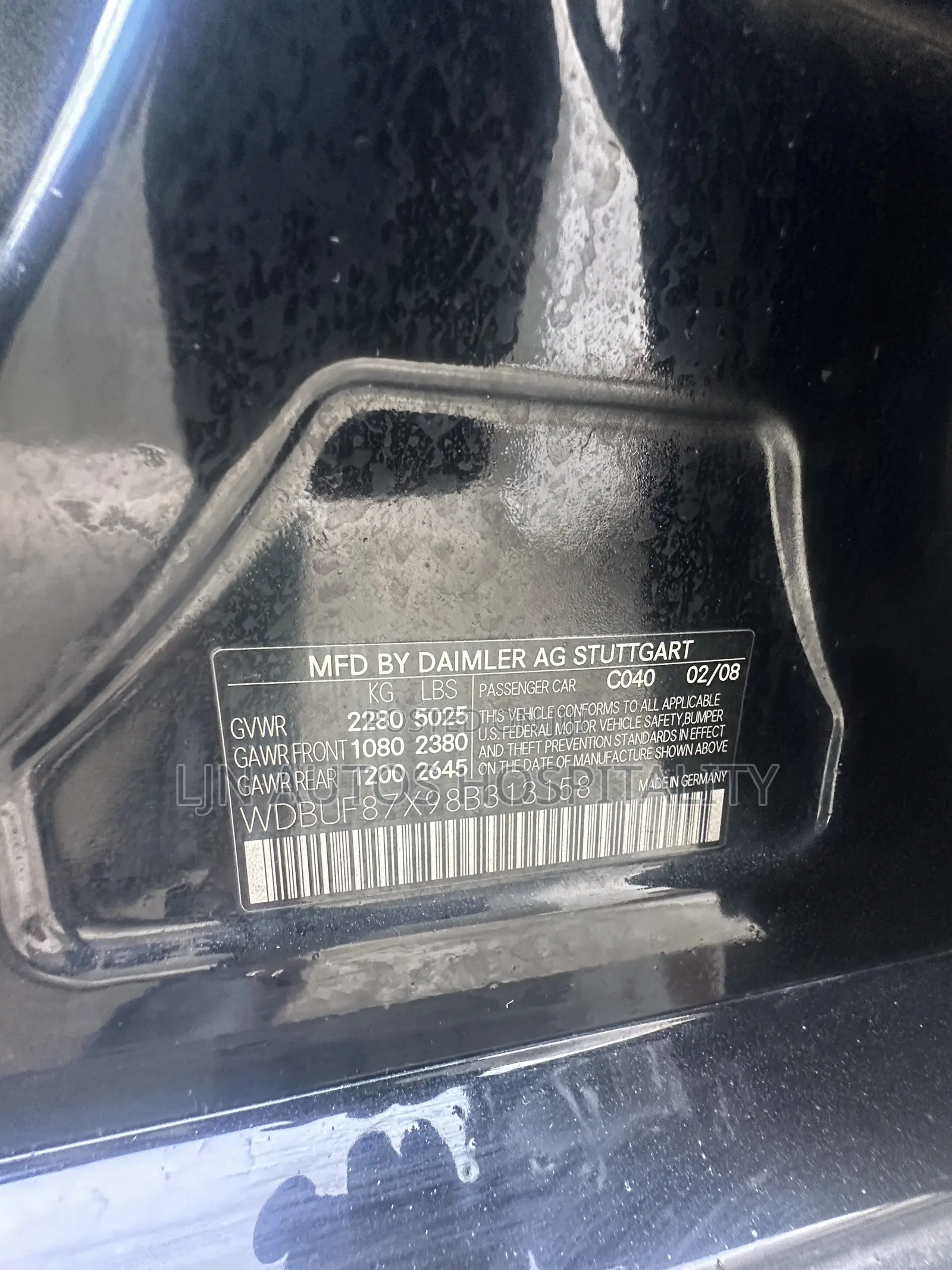 Mercedes-Benz E350 Base 4Matic Sedan AWD (3.5L 6cyl 5A) 2008 Black